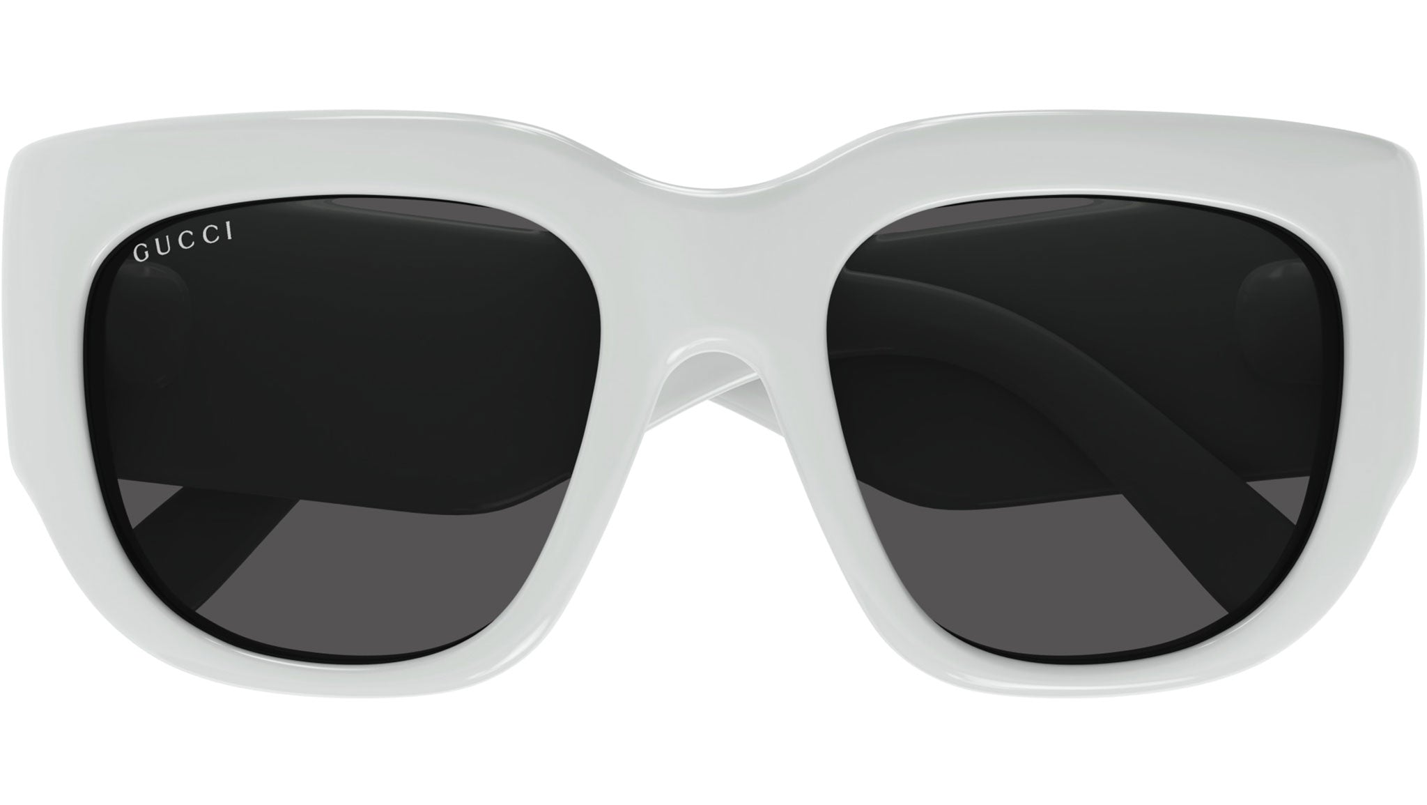 Gucci GG1545S 003 Grey Rectangular Sunglasses - eye-oo.com