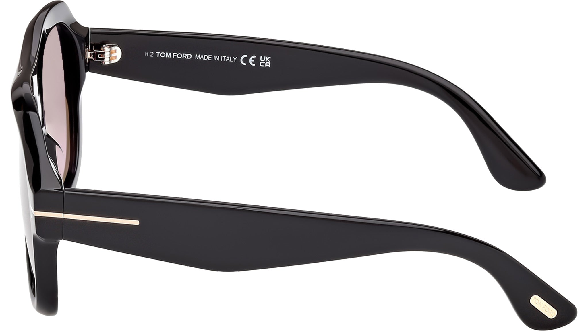 Tom ford zonnebril sunglasses Tf224 52F 63[]10 130 •2-1/12 made in Italy FT1324_01B_56MM_B main image 4