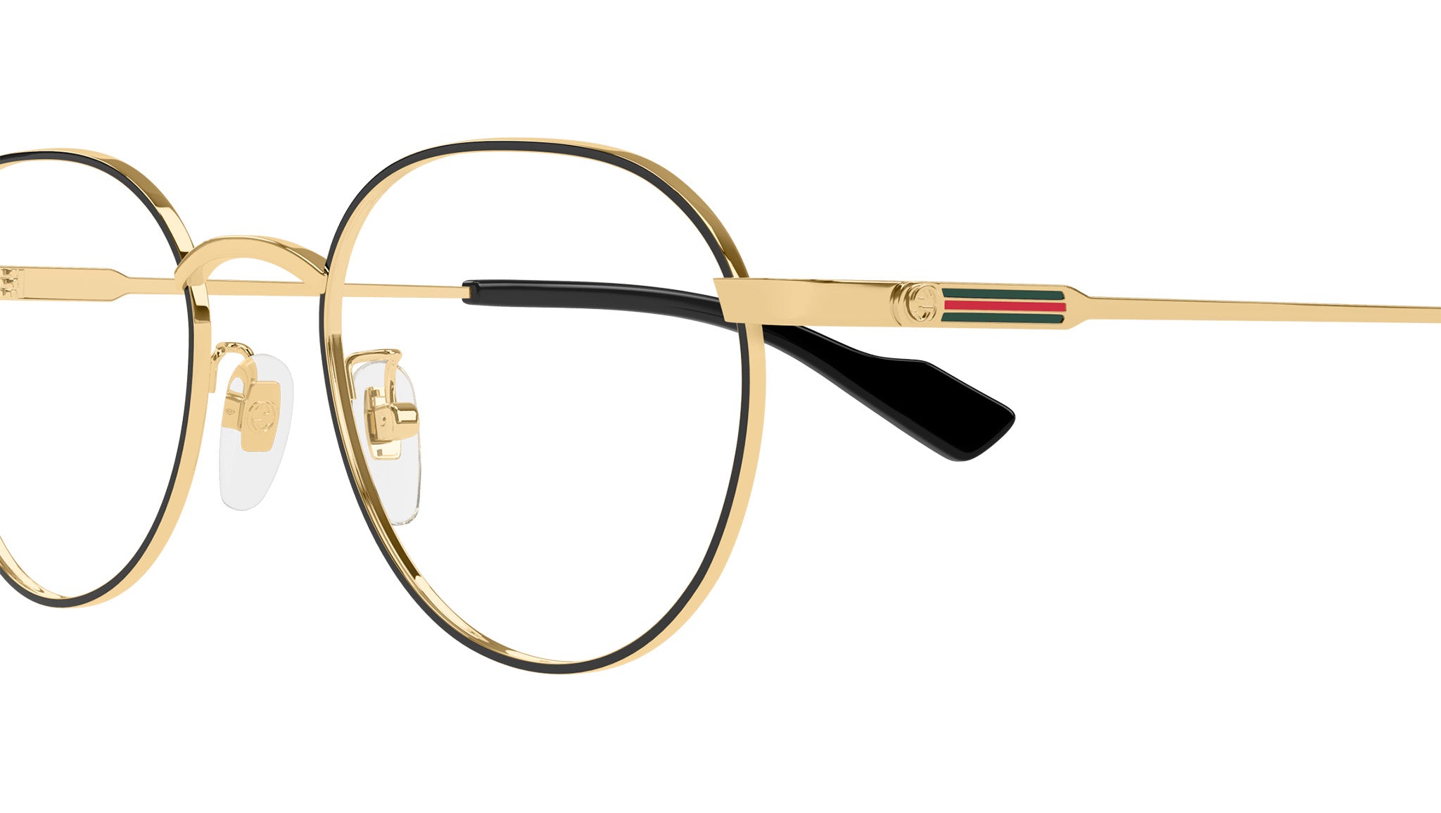 Gucci GG1747OA 001 Gold Round Glasses - eye-oo.com