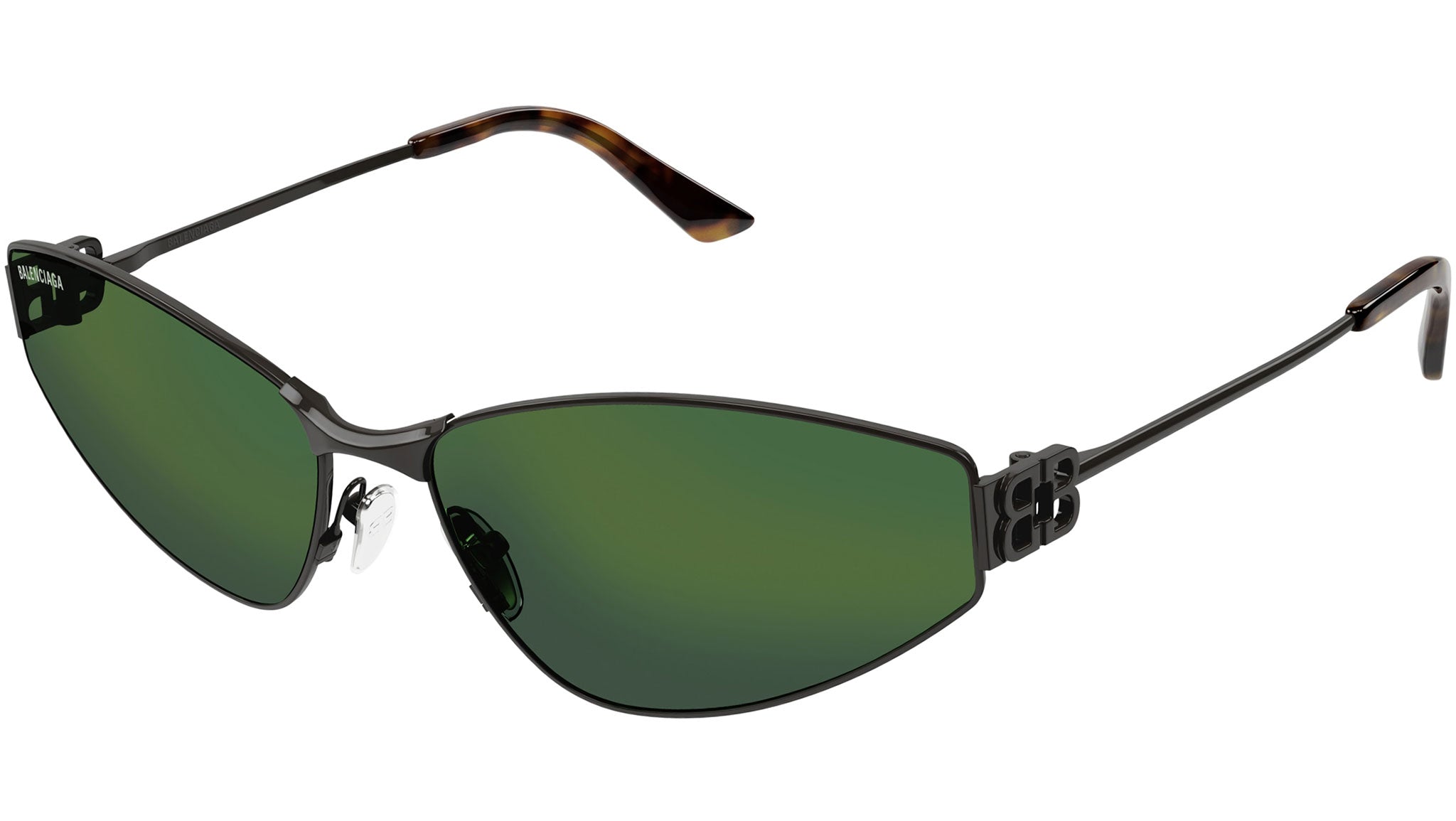 サングラス BALENCIAGA Woman Sunglasses Grey BB0335S 005 Balenciaga BB0335S Sunglasses 005 Dark Grey - eye-oo.com