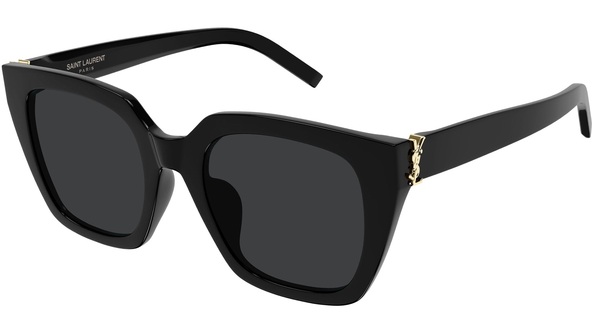 SL M143 Saint Laurent Sunglasses 001 Shiny Black - eye-oo.com