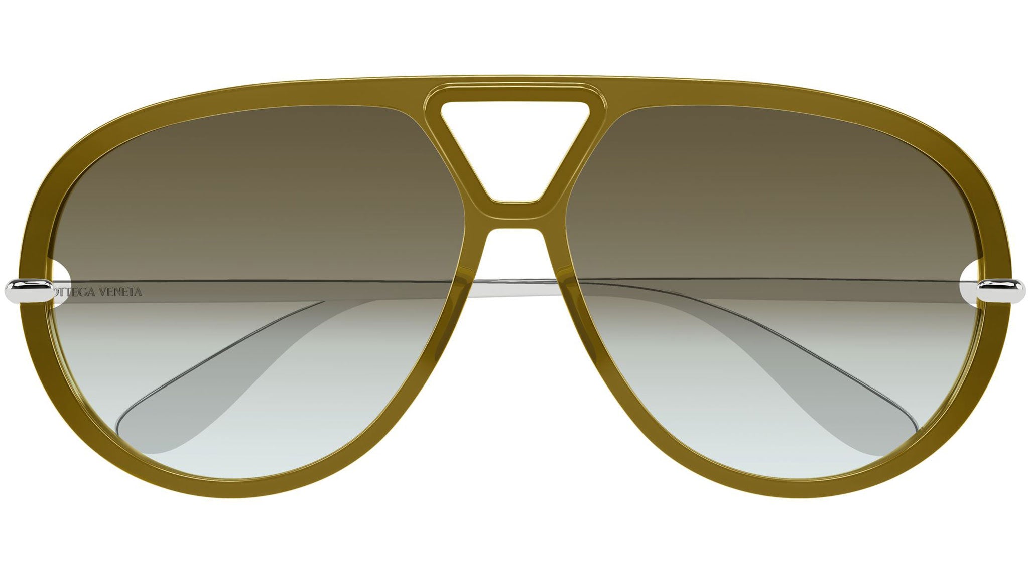 BV1274S Bottega Veneta Pilot Sunglasses 006 Brown - eye-oo.com
