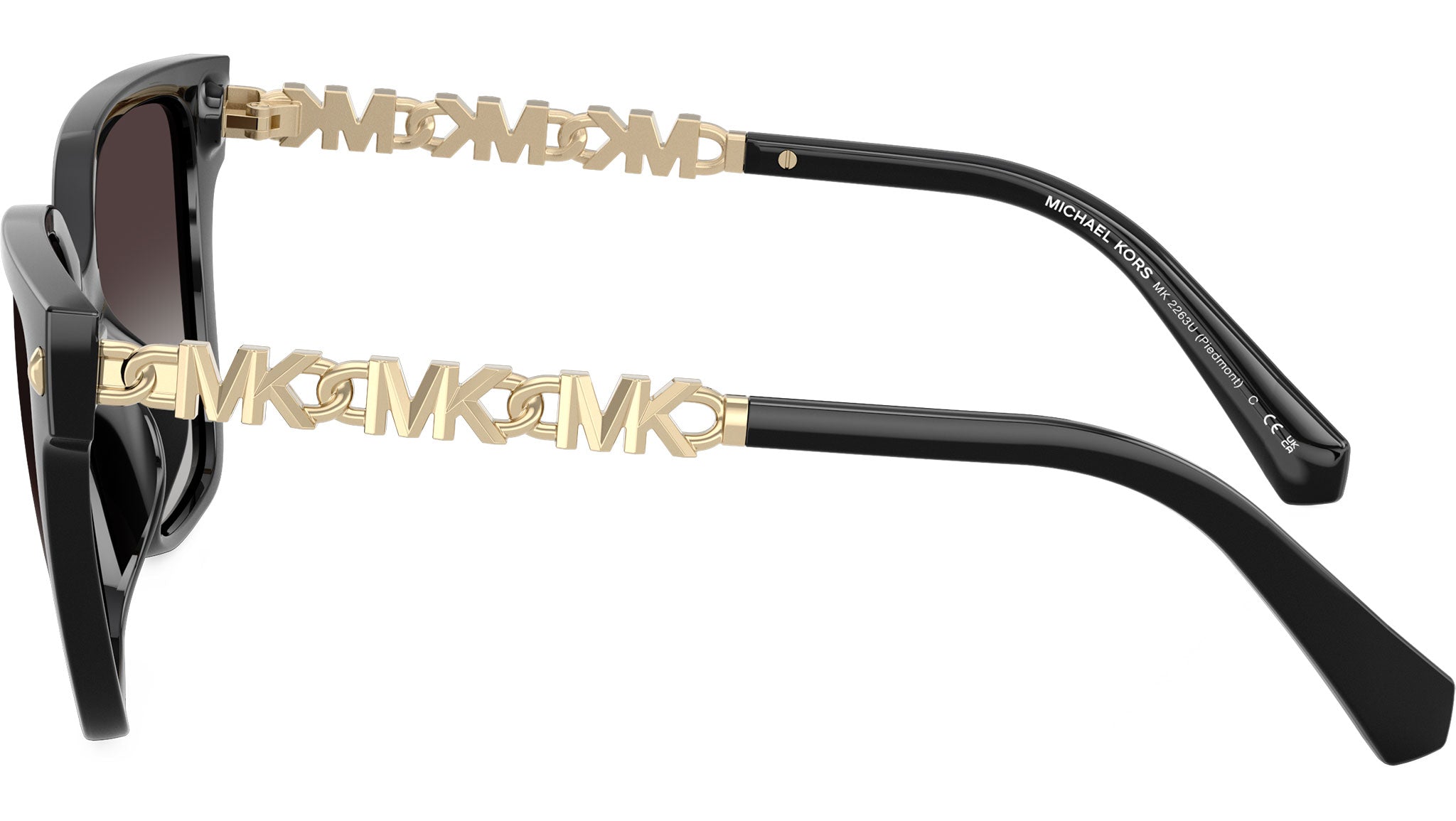 0MK2263U Michael Kors Sunglasses 30058G Black - eye-oo.com