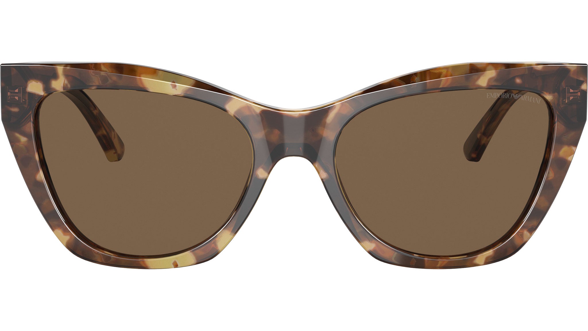 Emporio Armani Brown Cat-Eye Sunglasses Emporio Armani EA4245U Cat Eye Sunglasses | Fashion Eyewear US main image 3