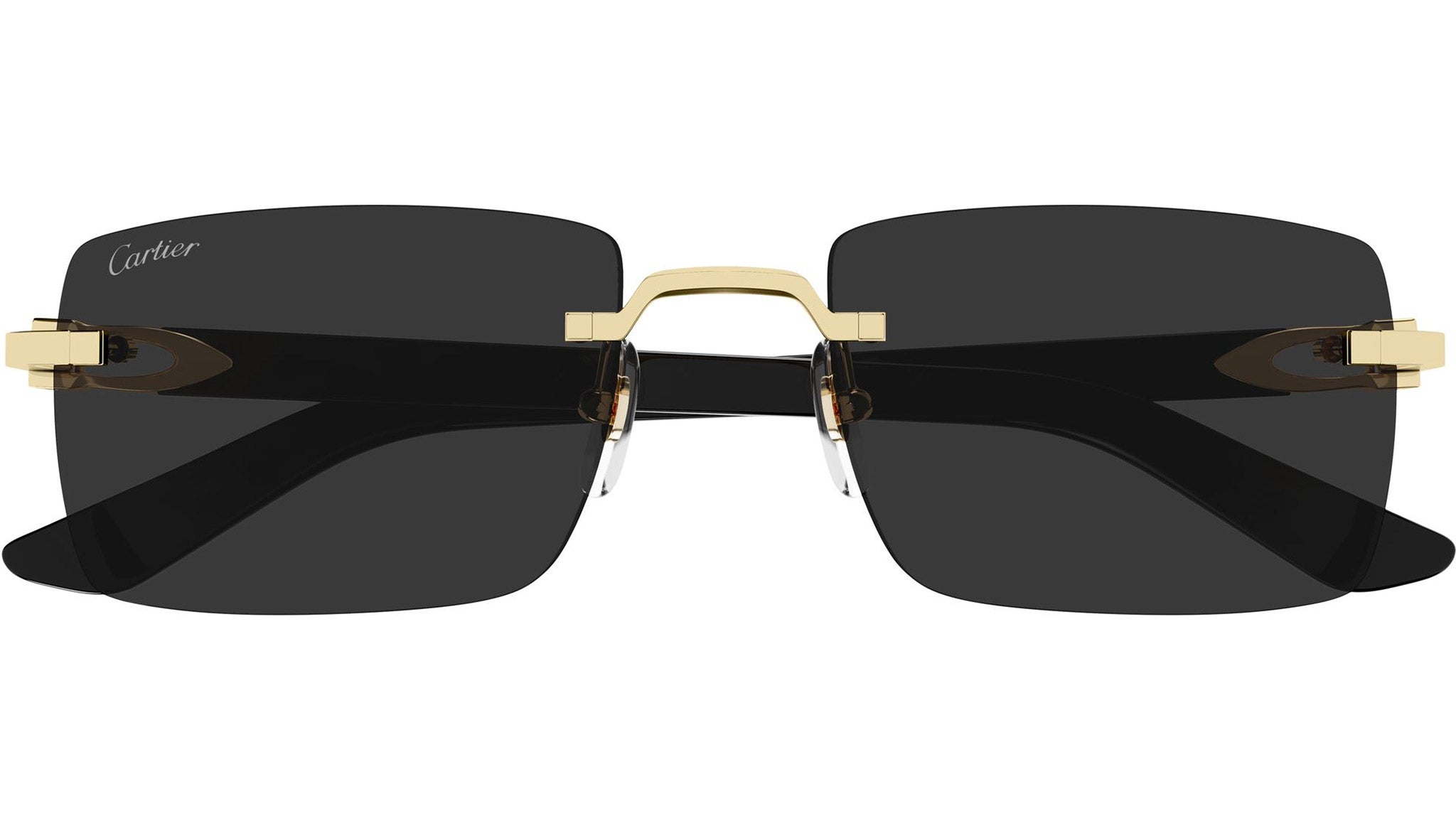 Cartier CT0579S Sunglasses Black Gold - eye-oo.com