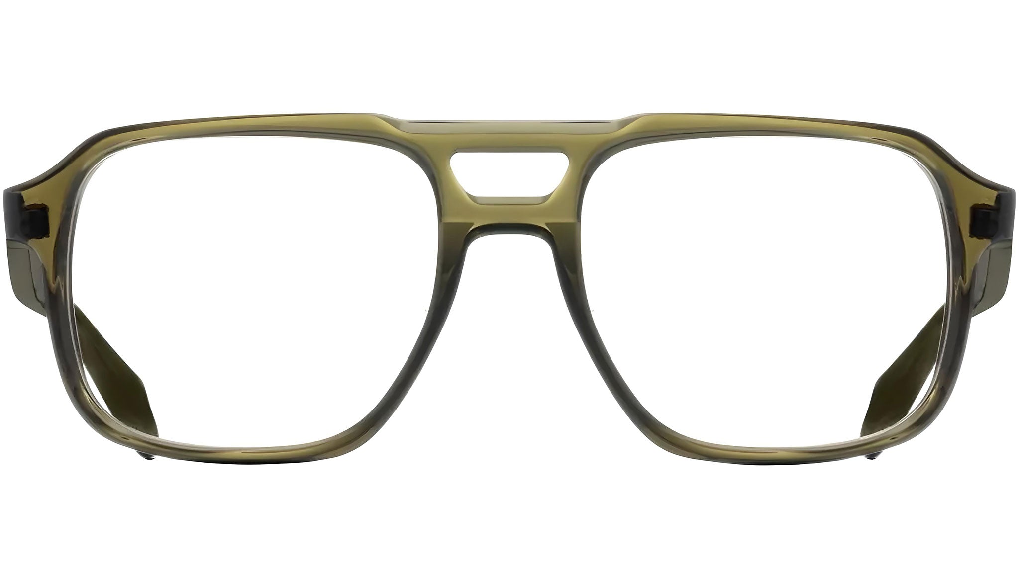 Cutler and Gross 1394 Eyeglasses 07 Olive - eye-oo.com