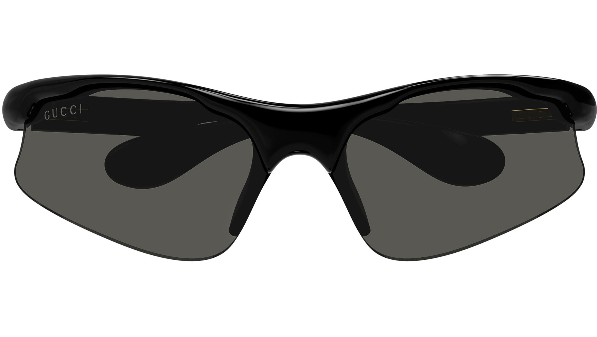 Gucci GG1774S 006 Black Grey Geometric Sunglasses - eye-oo.com