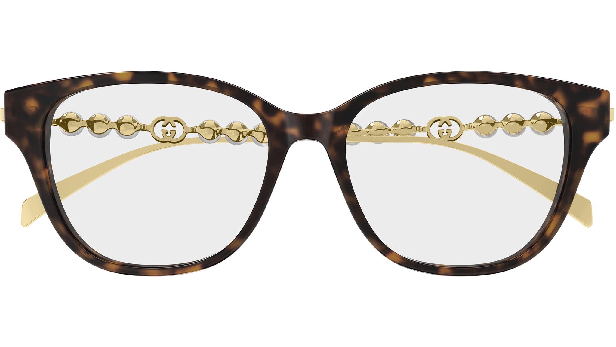 Gucci GG1972OA 003 Havana Panthos Eyeglasses - eye-oo.com