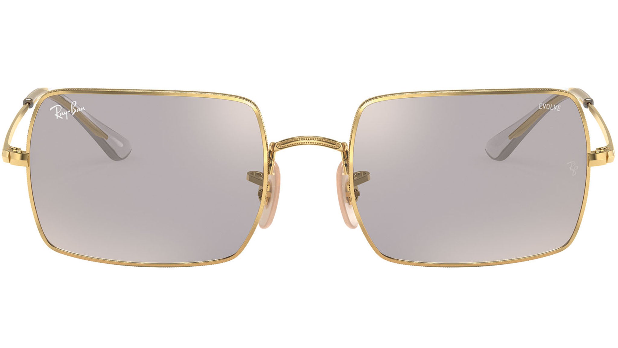Ray-Ban Rectangle RB1969 001/B3 Gold Sunglasses - eye-oo.com