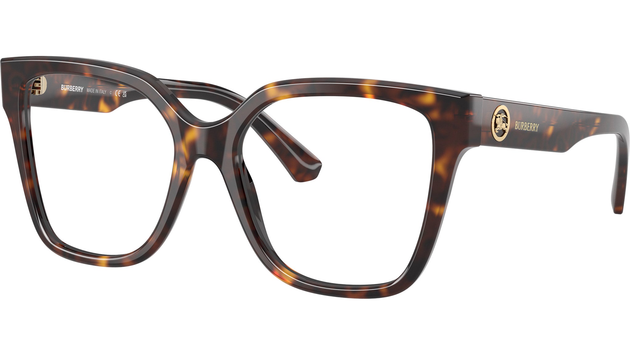 Burberry BE2443 Glasses 3002 Dark Havana - eye-oo.com