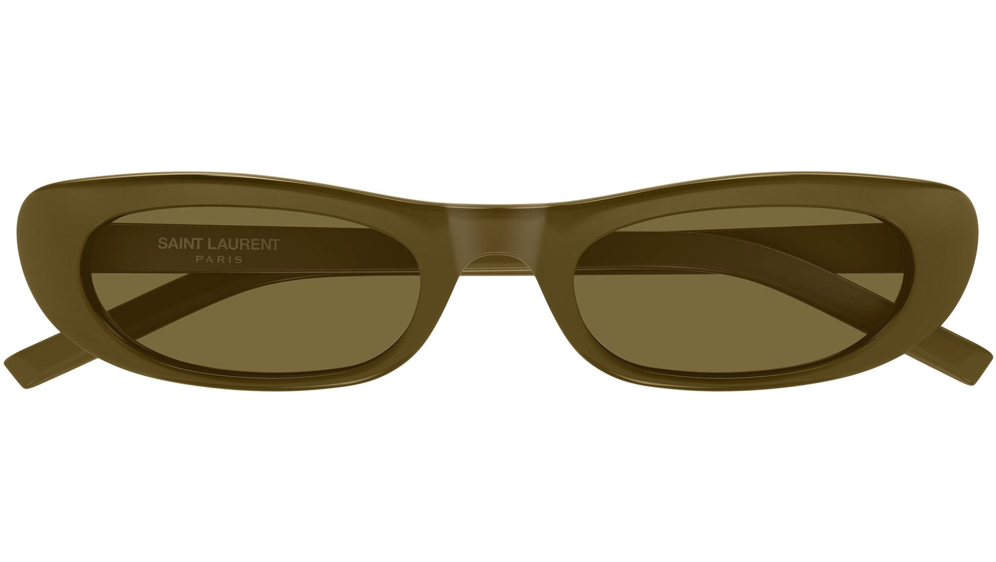 SL 557 SHADE Saint Laurent Sunglasses 006 Shiny Brown - eye-oo.com