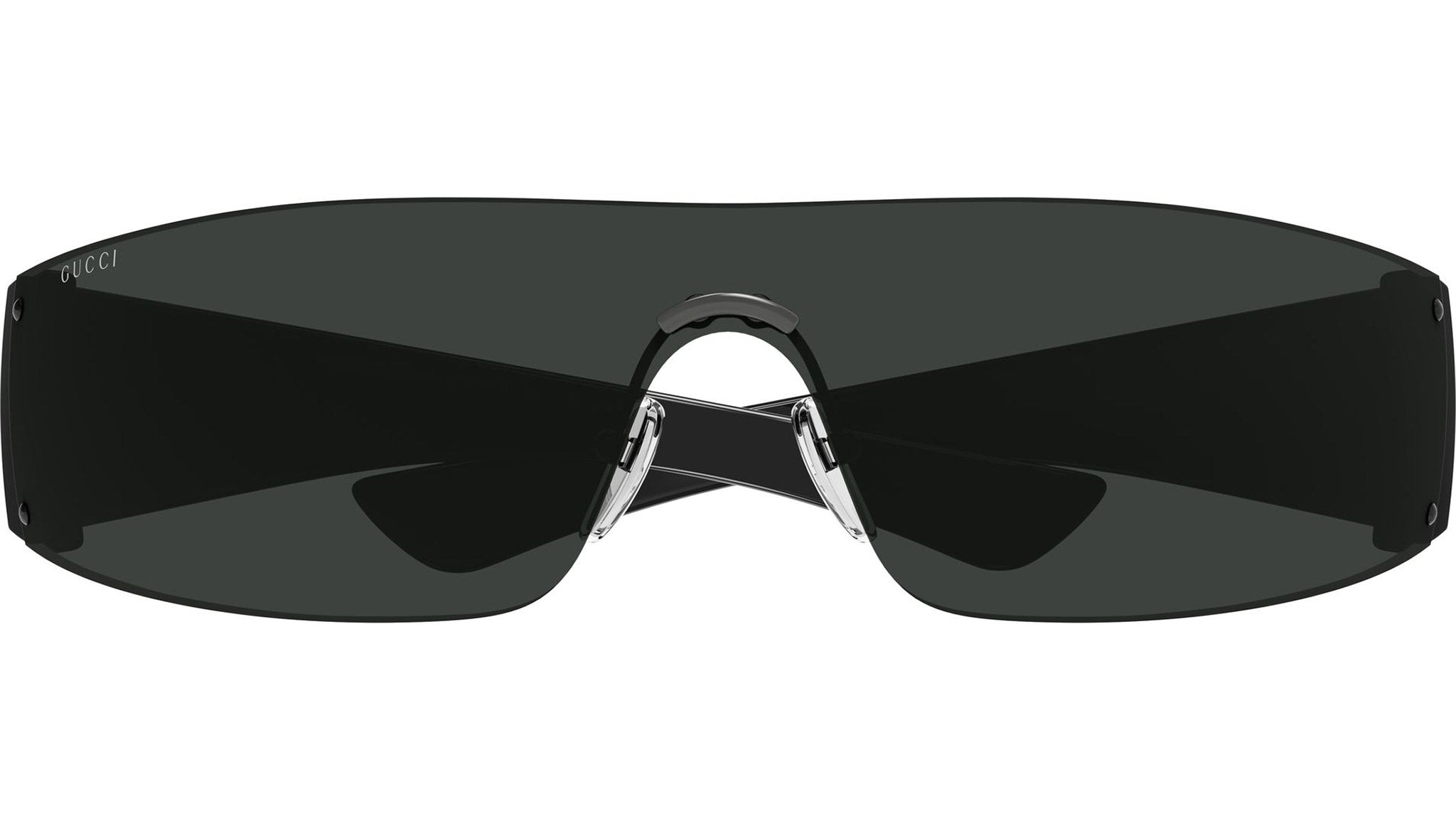 Gucci GG1958S 002 Ruthenium Shield Sunglasses - eye-oo.com