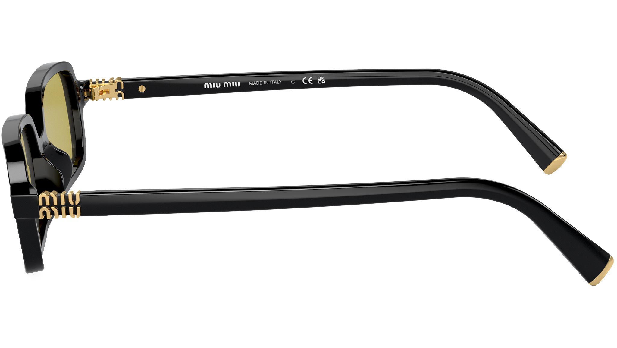 Miu Miu 0MU 11ZS Sunglasses 16K07O Black - eye-oo.com