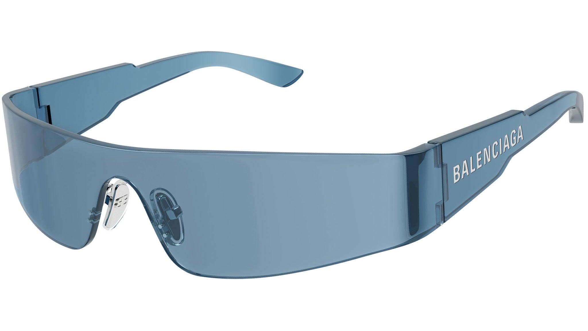 Balenciaga BB0041S 014 Blue Sunglasses - eye-oo.com display picture 2