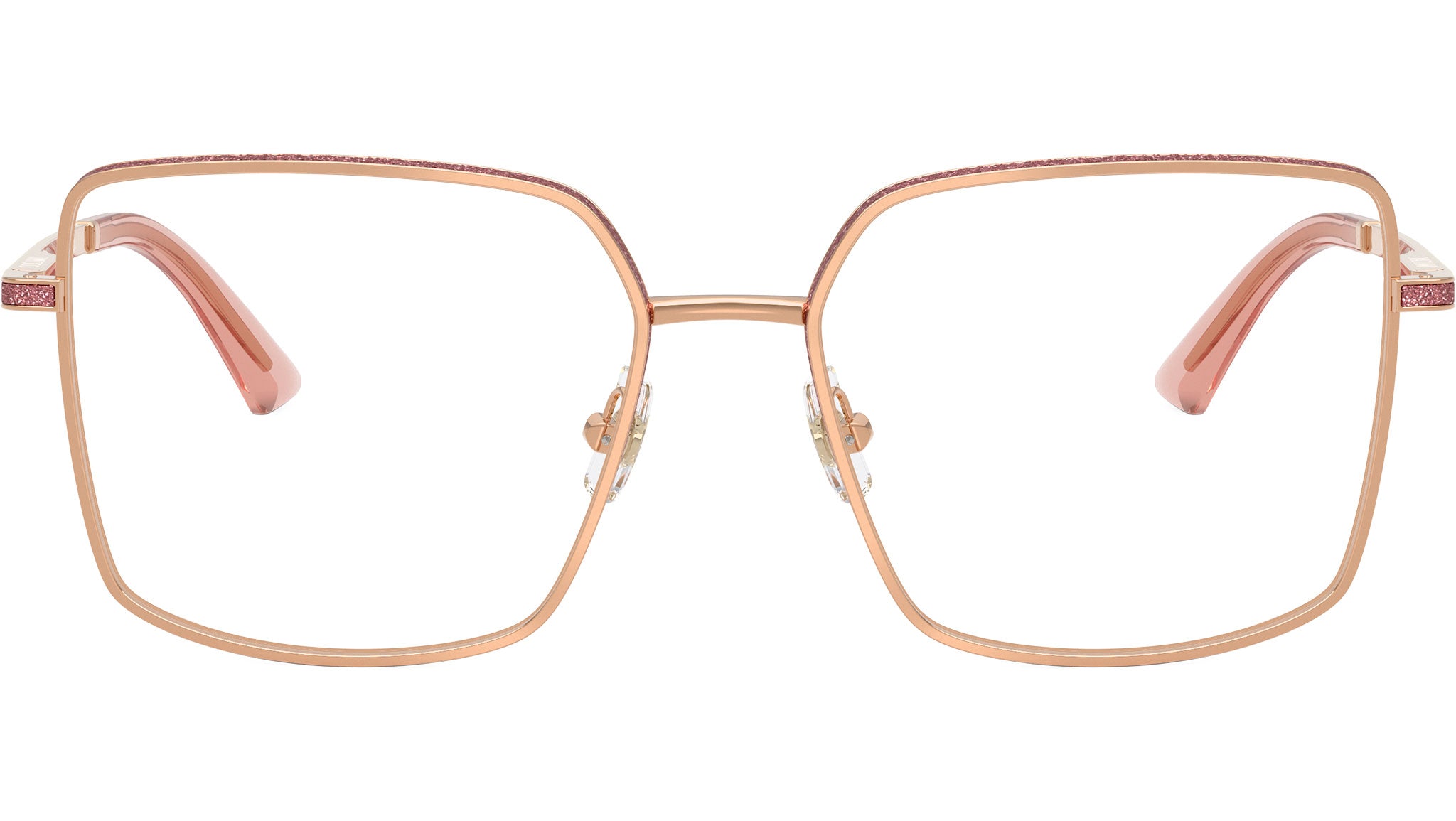 JC2017J Jimmy Choo Glasses 3008 Rose Gold - eye-oo.com