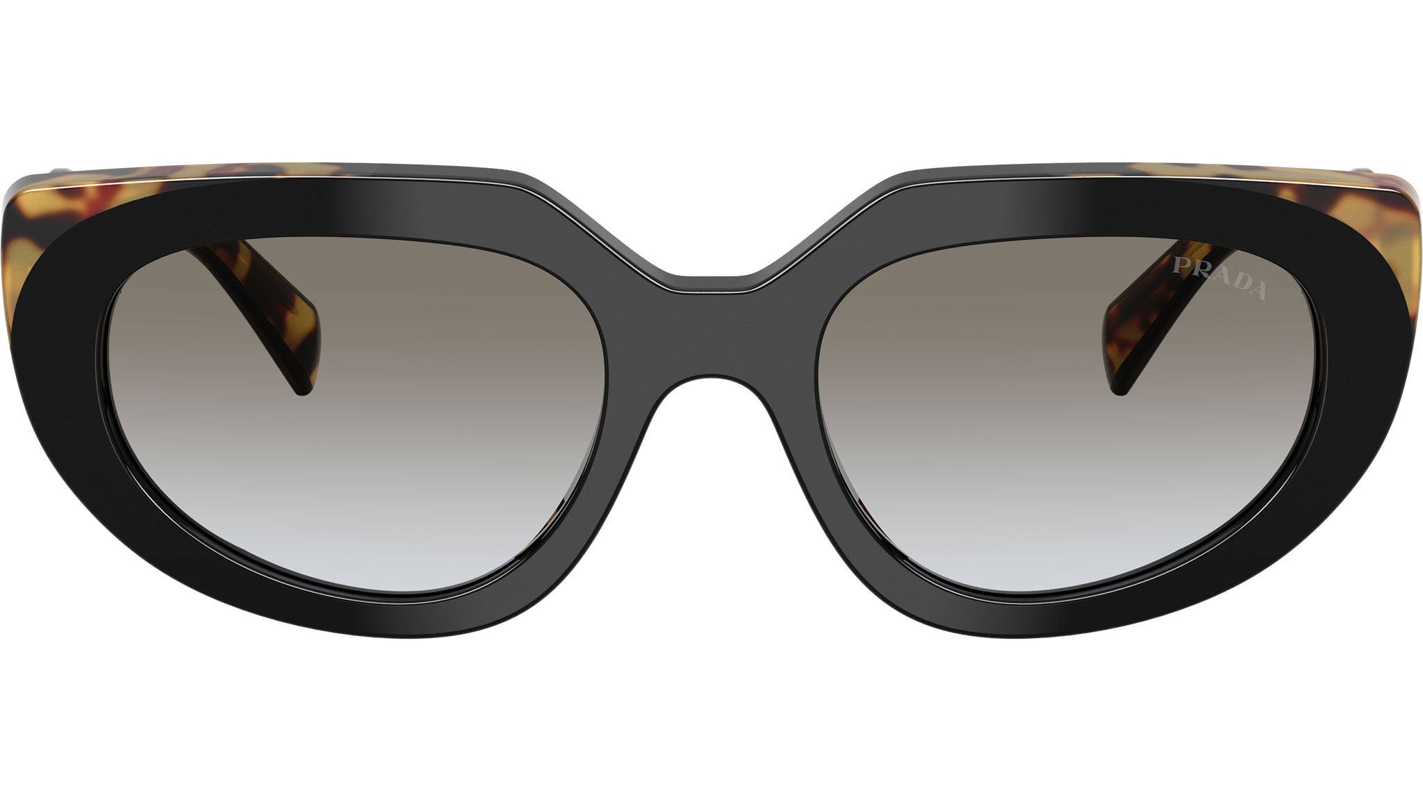 PR D02S Prada Sunglasses 0CD80L Black Medium Tortoise - eye-oo.com