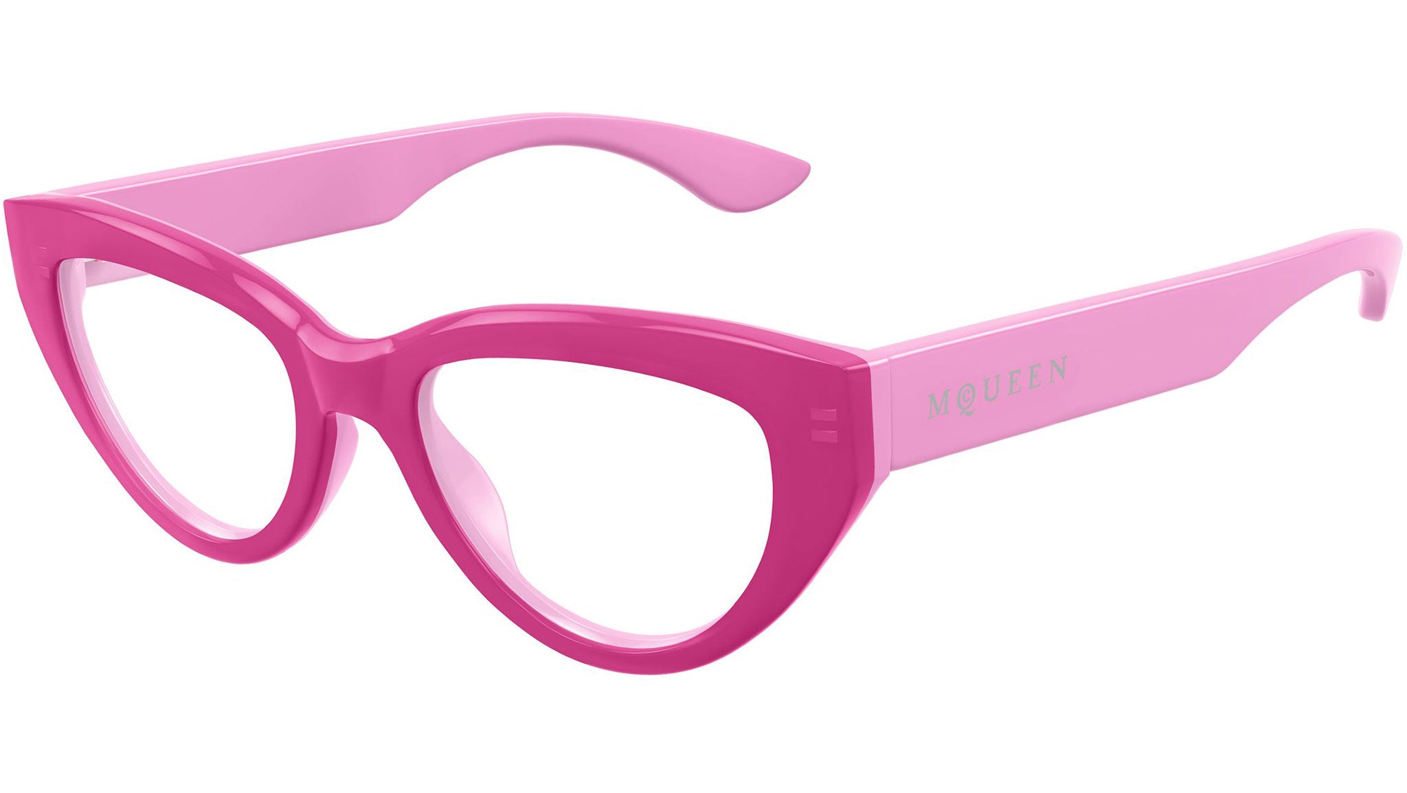 Alexander McQueen AM0529O 004 Eyeglasses Pink Pink - eye-oo.com