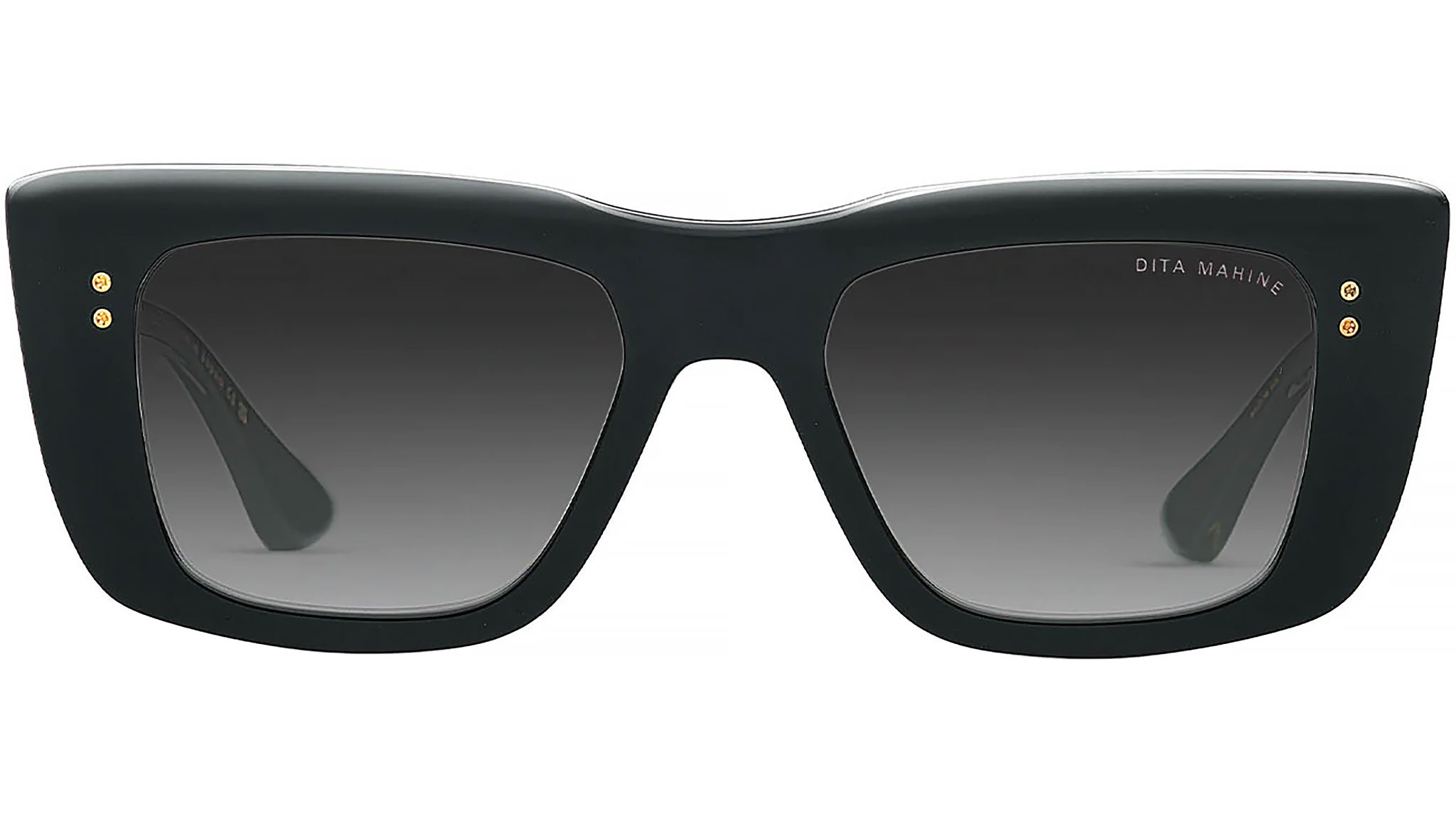Dita Mahine DTS437 Sunglasses 01 Black / Yellow Gold - eye  display picture 3