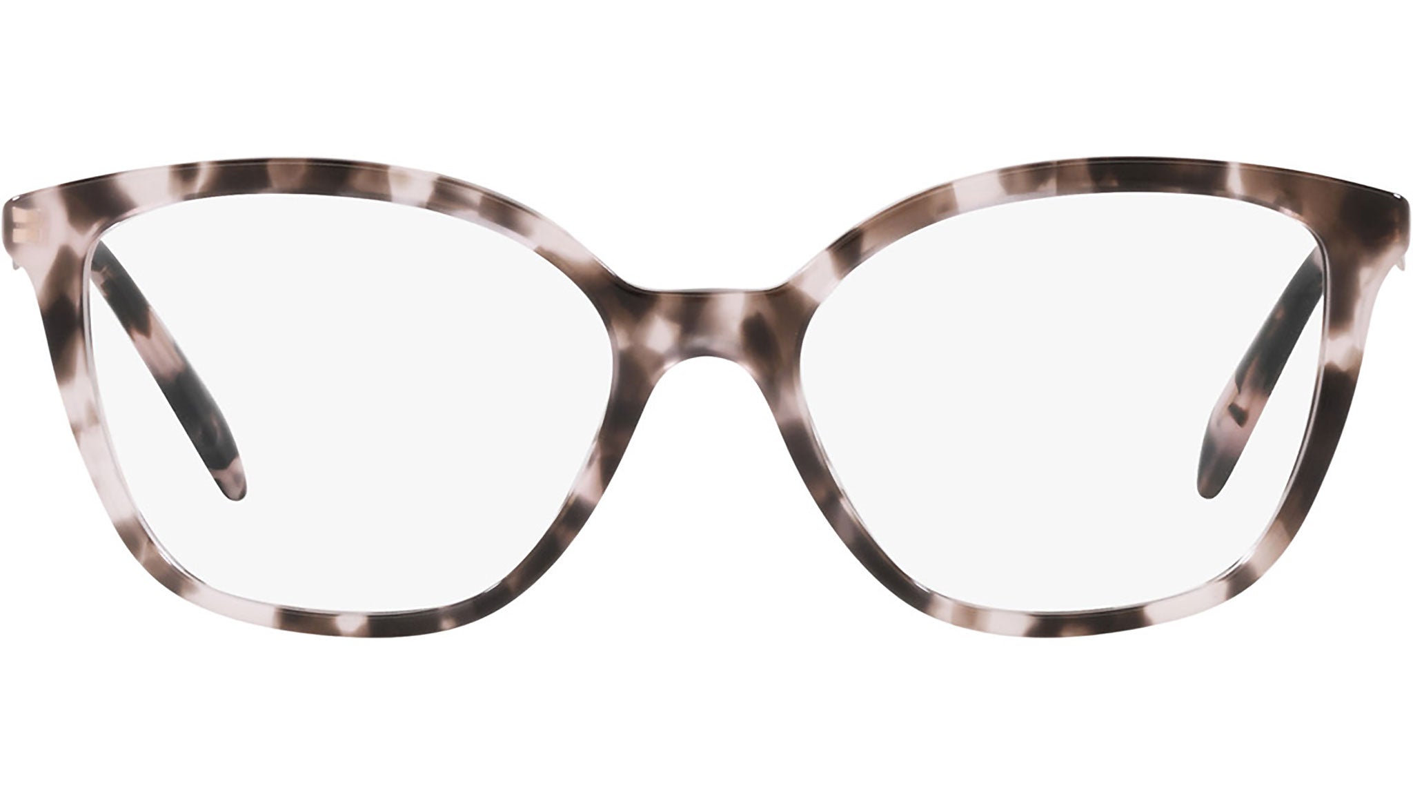 Prada Tortoise Shell Cat Eye Glasses Prada PR 02ZV ROJ1O1 Optical