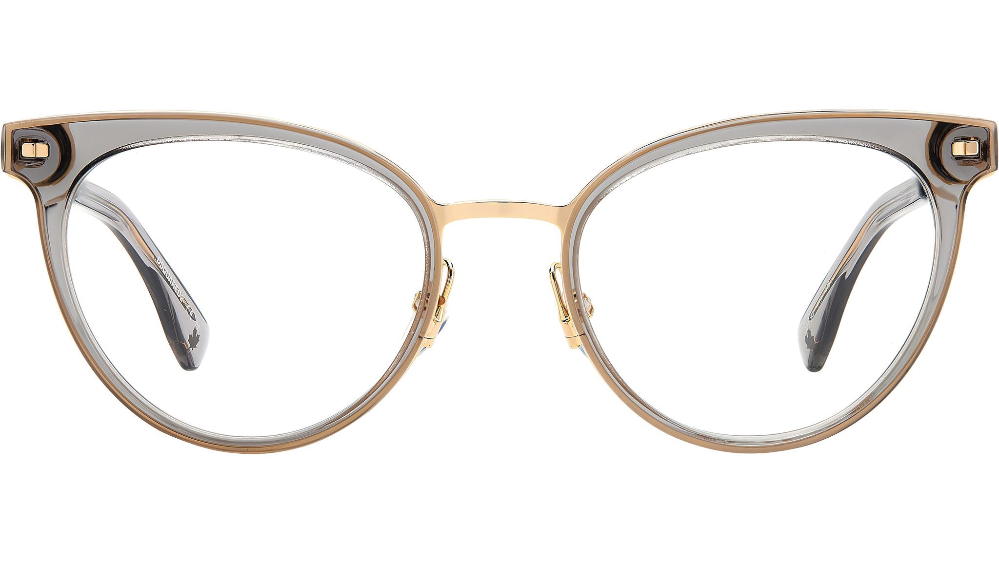 Dsquared2 Optical Frame D2 0067 FT3 Grey Gold - eye-oo.com
