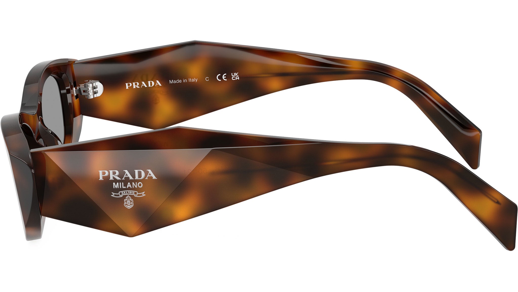 PR B16S Prada Sunglasses 20D50Q Juniper Tortoise - eye-oo.com
