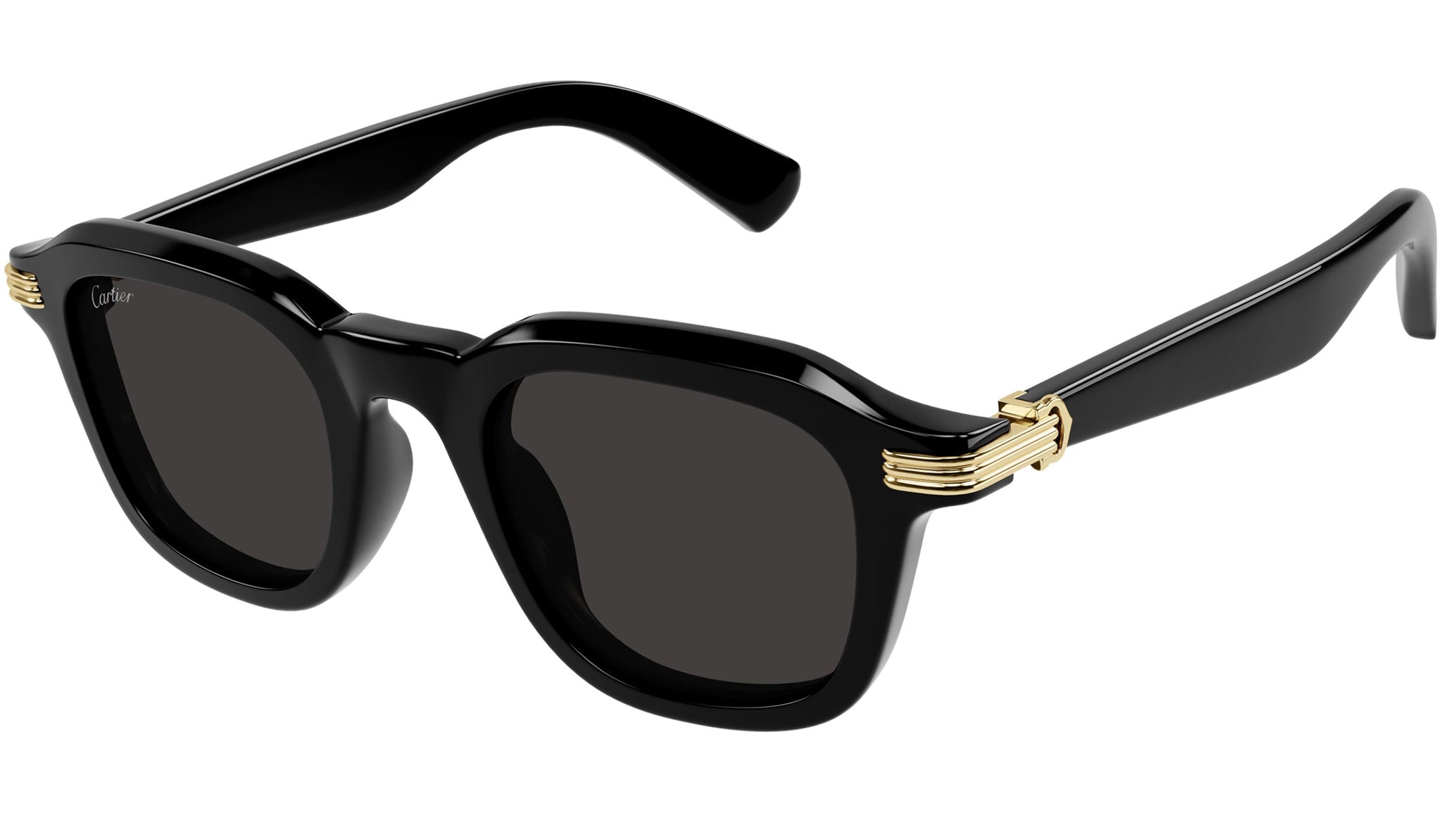 Cartier CT0536S Sunglasses 001 Black - eye-oo.com