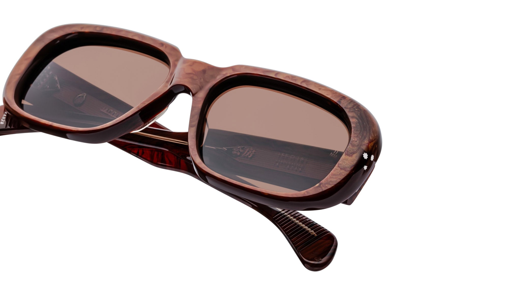 Lunettes De Soleil JACQUES MARIE MAGE - Modèle KOBO - Couleur Noir - Fabriqué Au Japon - État 'Mint' (comme Neuves)