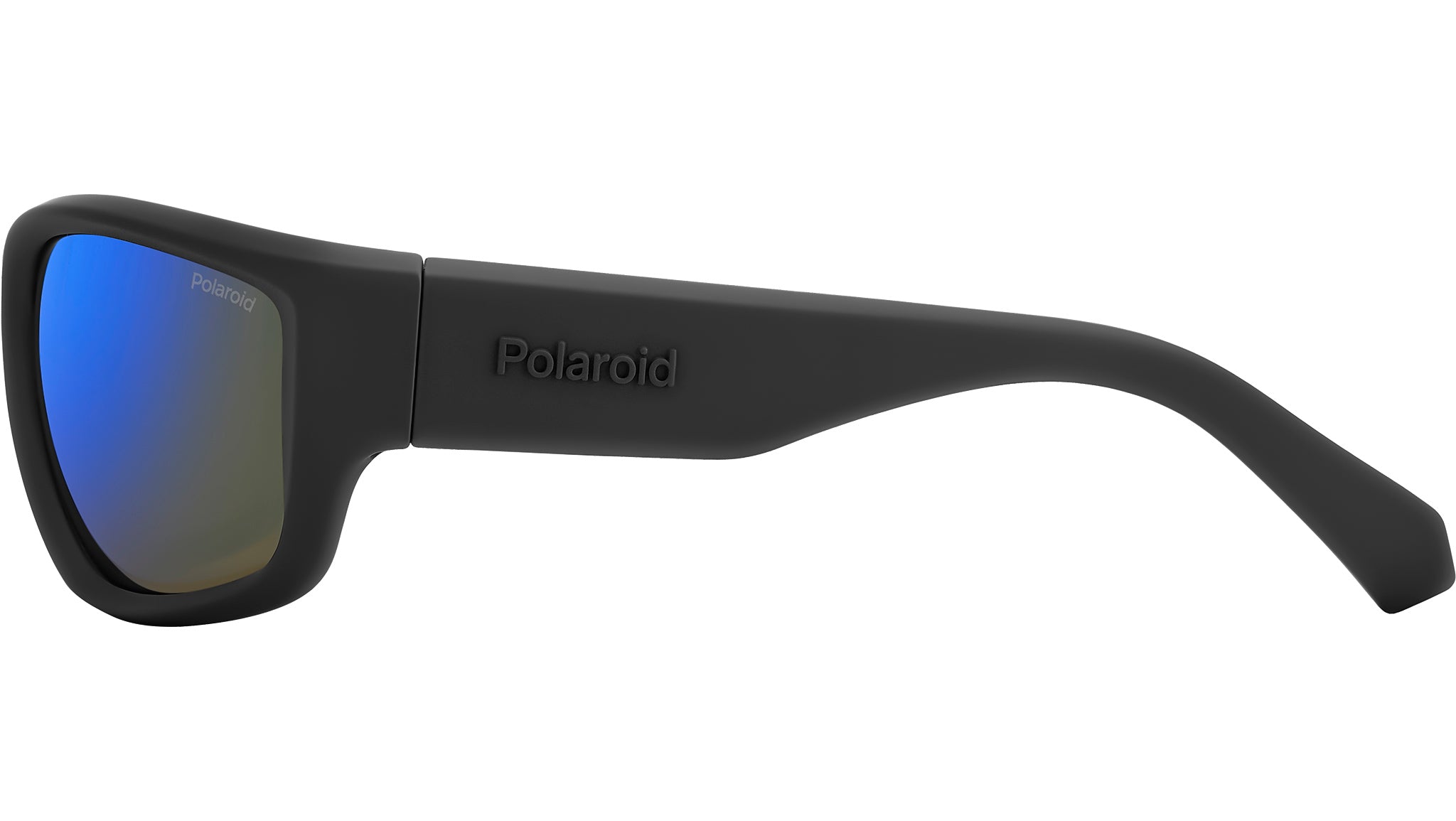 Polaroid PLD 2166/S 0VK 5X Sunglasses Matte Black Blue - eye-oo.com