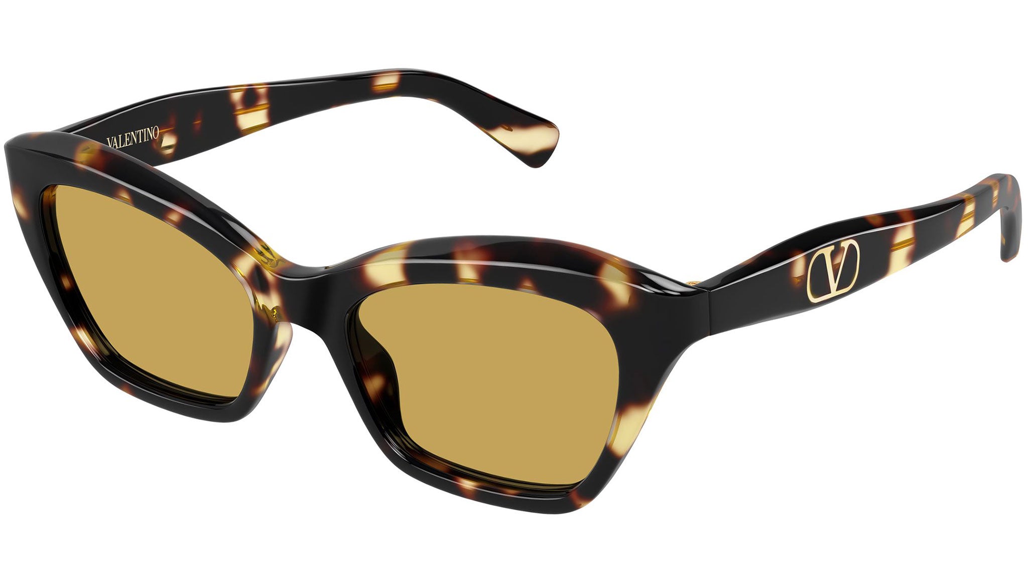 Valentino Gunmetal Cat Eye Sunglasses w/ Gold Gradient Lenses‎ Valentino V-GOLDCUT-II VLS 114A Sunglasses - US main image 2