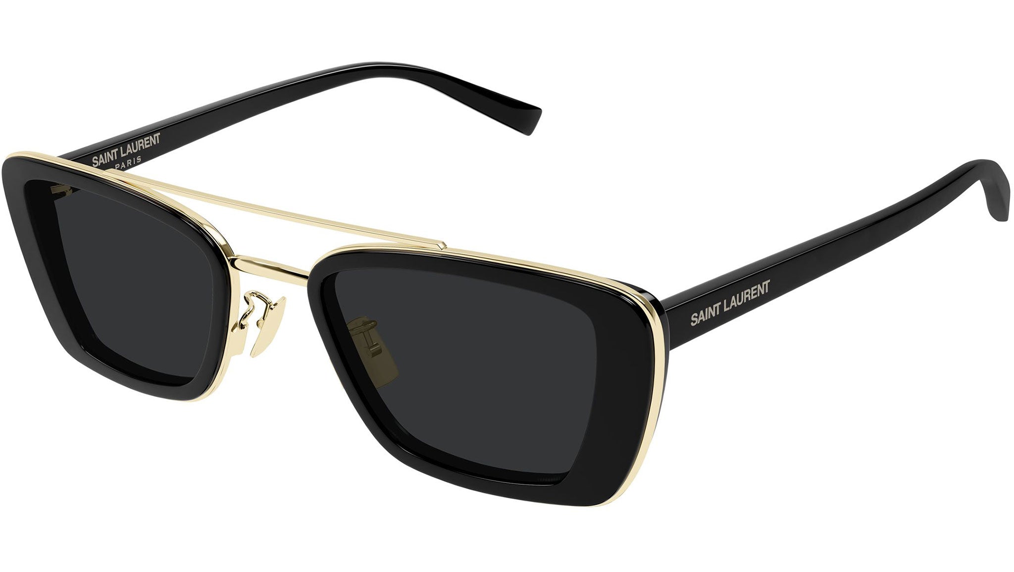 SL 825 Saint Laurent Sunglasses 001 Shiny Black - eye-oo.com