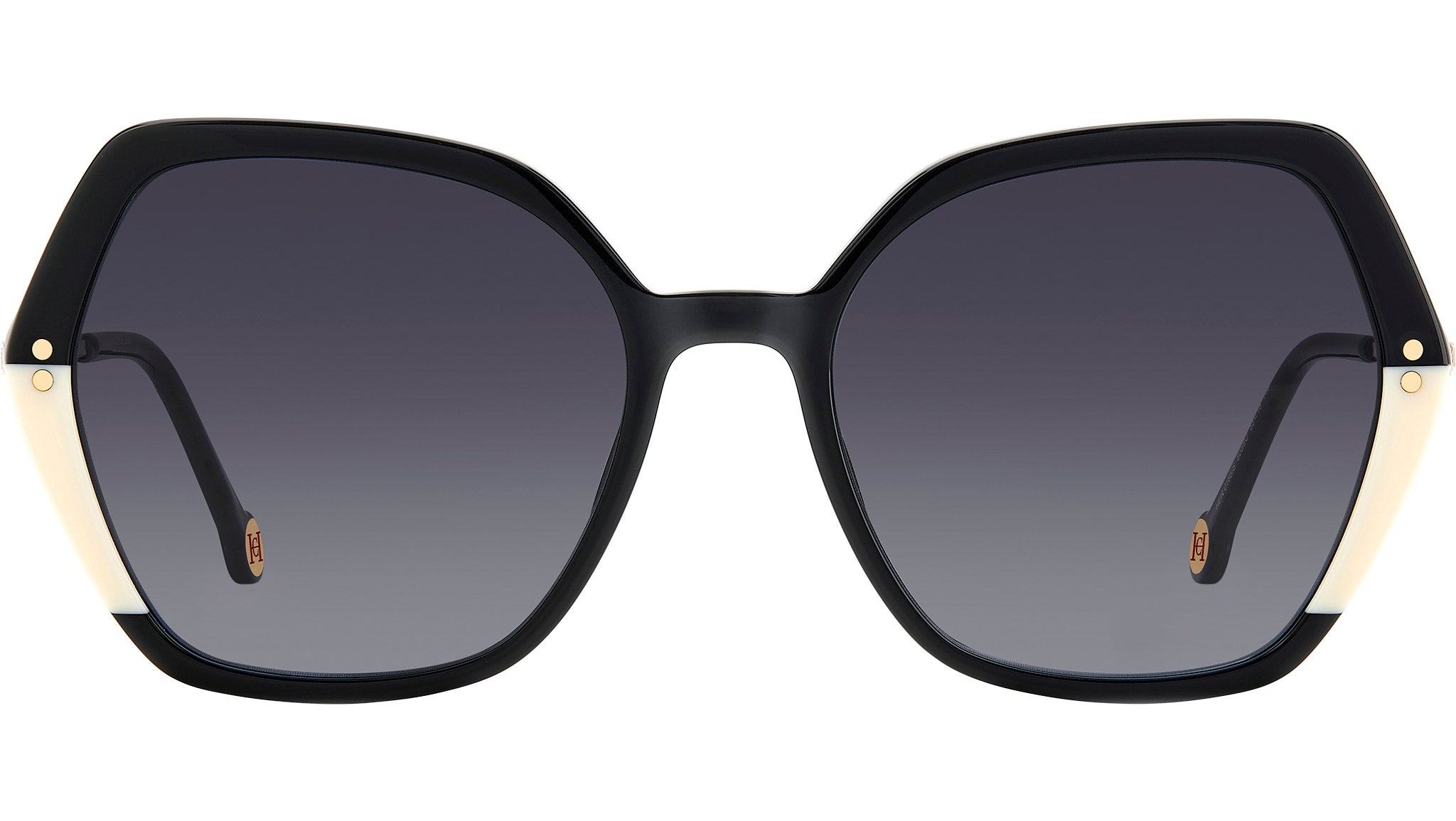 NWT Carolina Herrera HER0148-80S-53 Black 53mm Eyeglasses Carolina Herrera HER 0128/S 80S Sunglasses Black White - eye  main image 3