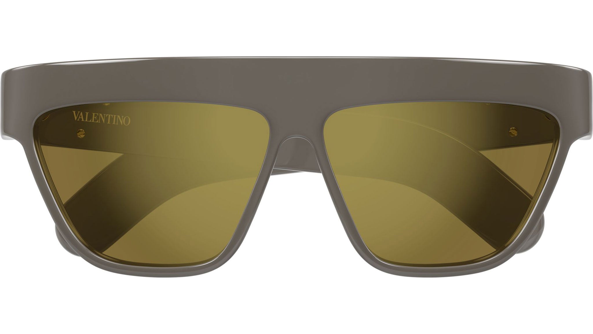 Valentino VG0068S Sunglasses 003 Brown Solid Brown / Flash Mirror