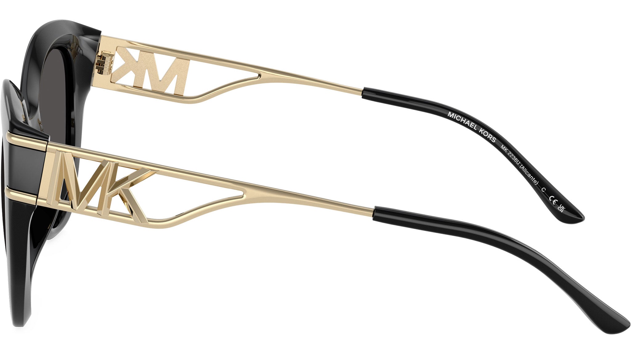 Michael Kors Alicante MK2236U Sunglasses 300587 Black - eye-oo.com