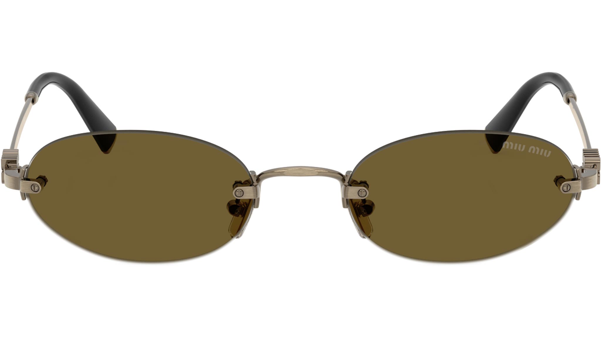 MU A54S Miu Miu Sunglasses 26C09Z Old Gold - eye-oo.com
