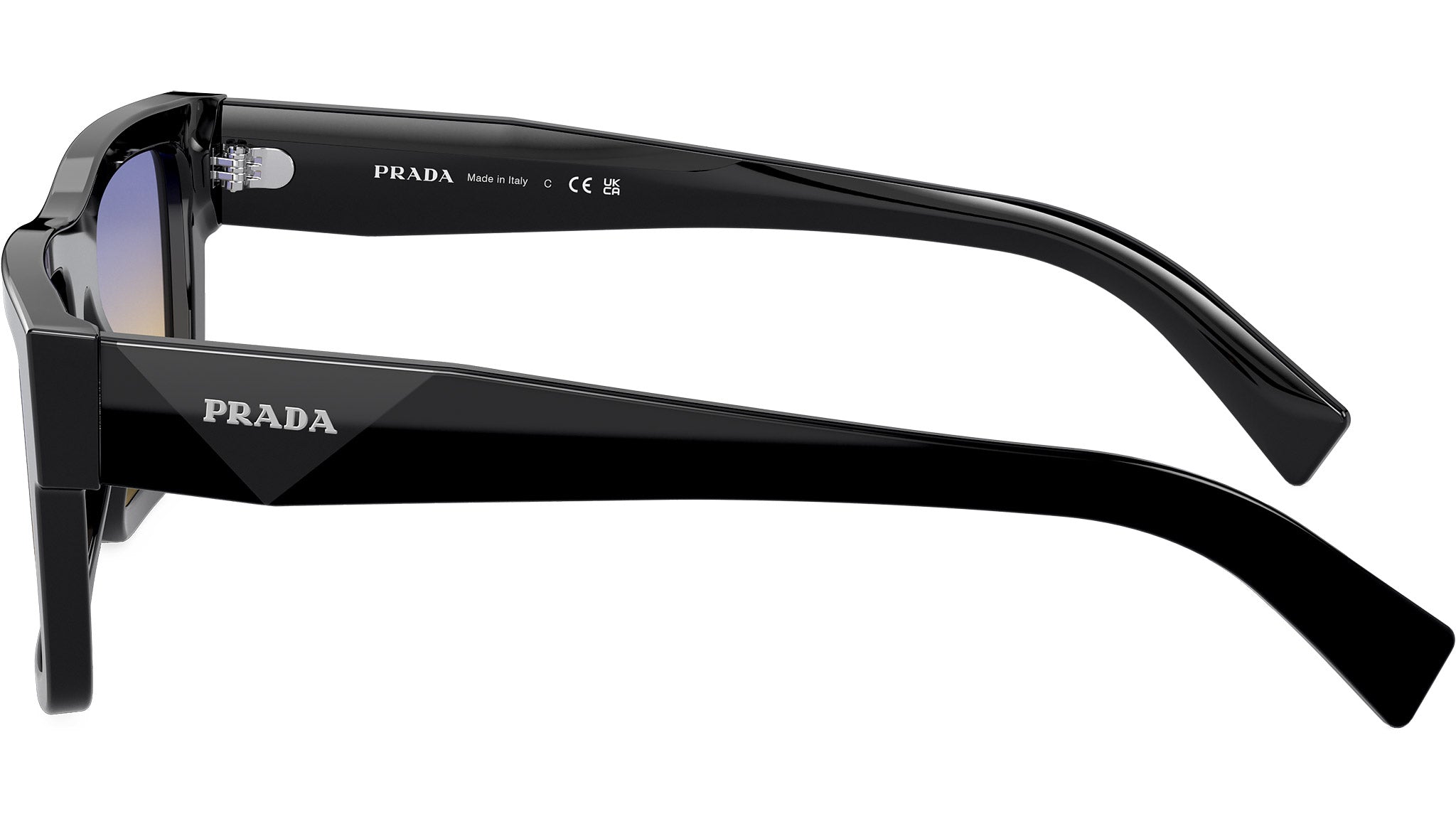 Prada PR 19WS 1AB06Z Sunglasses Black - eye-oo.com