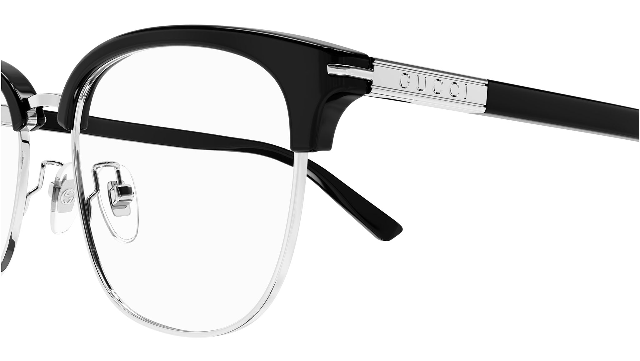 Gucci Eyeglasses GG1901OA 002 Black Silver Metal - eye-oo.com Gucci Eyeglasses GG1901OA 002 Black Silver Metal - eye-oo.com