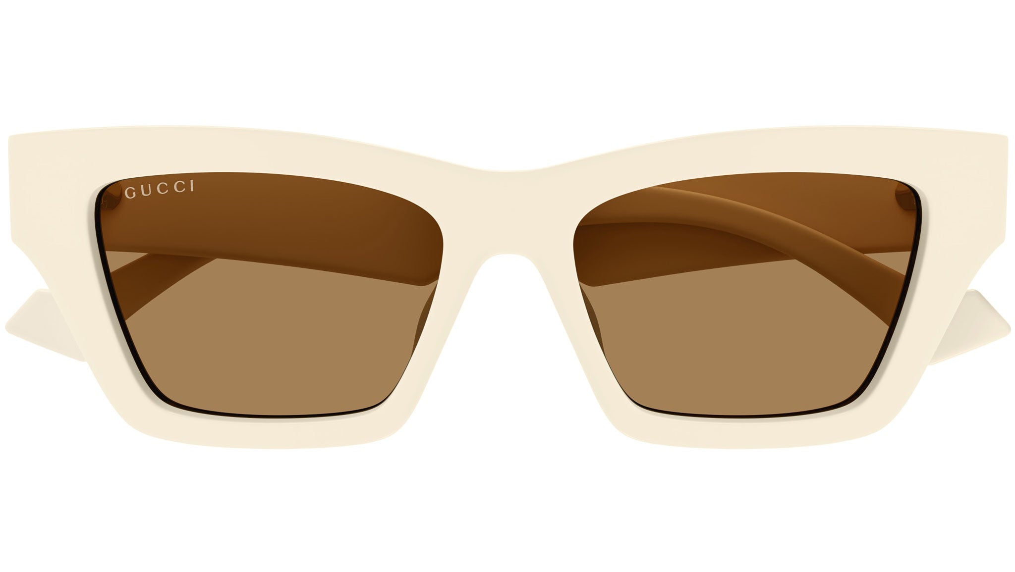 Gucci GG1753S 003 Cat Eye Sunglasses Ivory - eye-oo.com