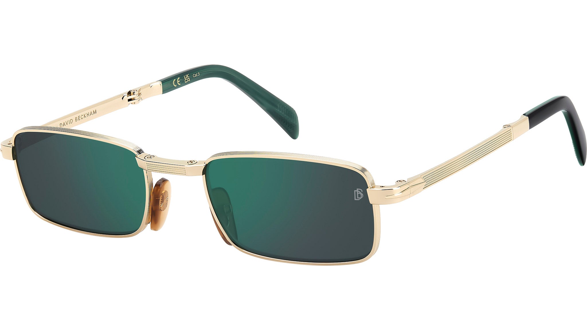 David Beckham DB 99/ORIGAMI PEF MT Sunglasses Gold Green 