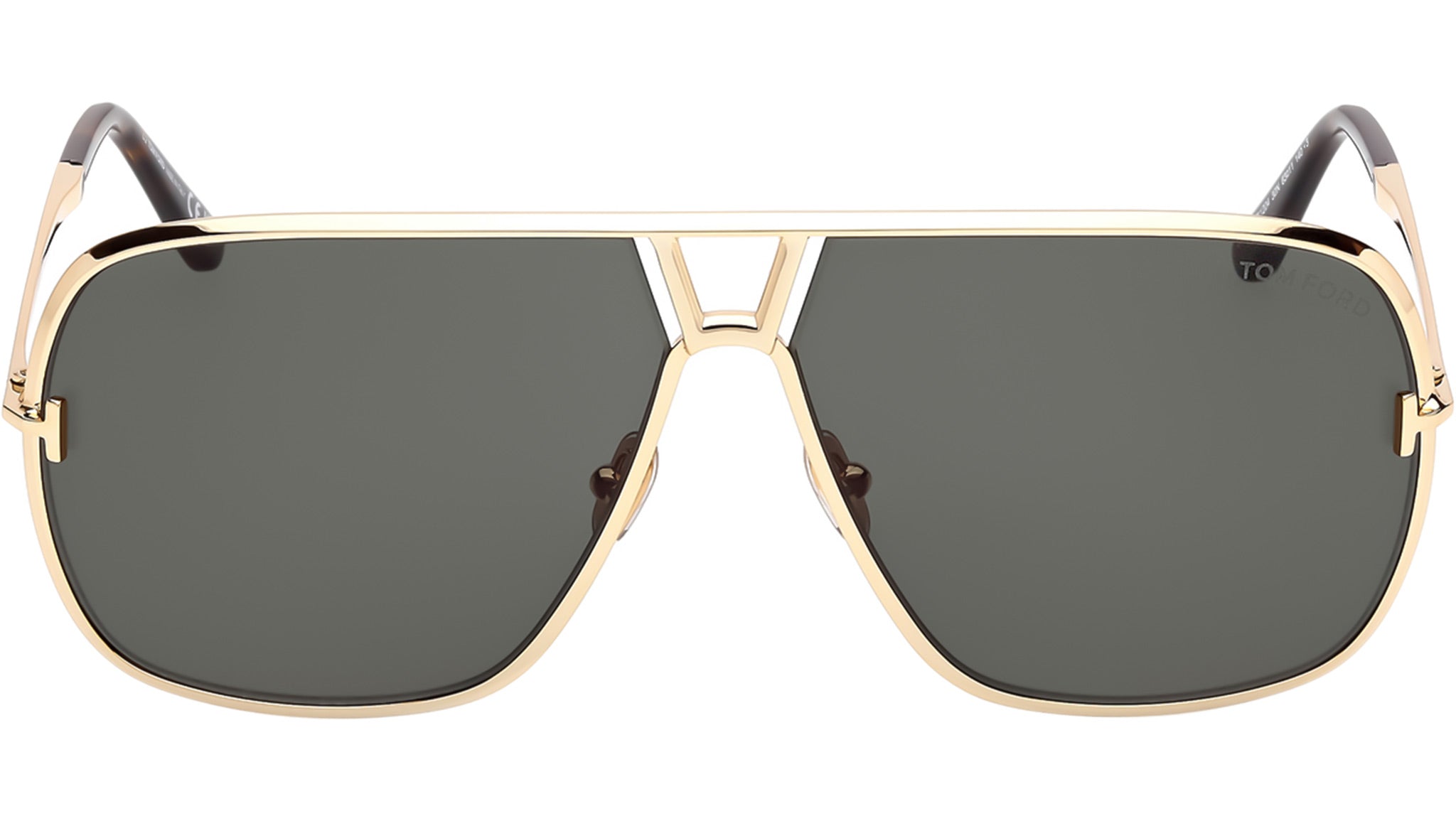 Tom Ford Stavros Sunglasses FT1204 30N Shiny Deep Gold - eye-oo.com
