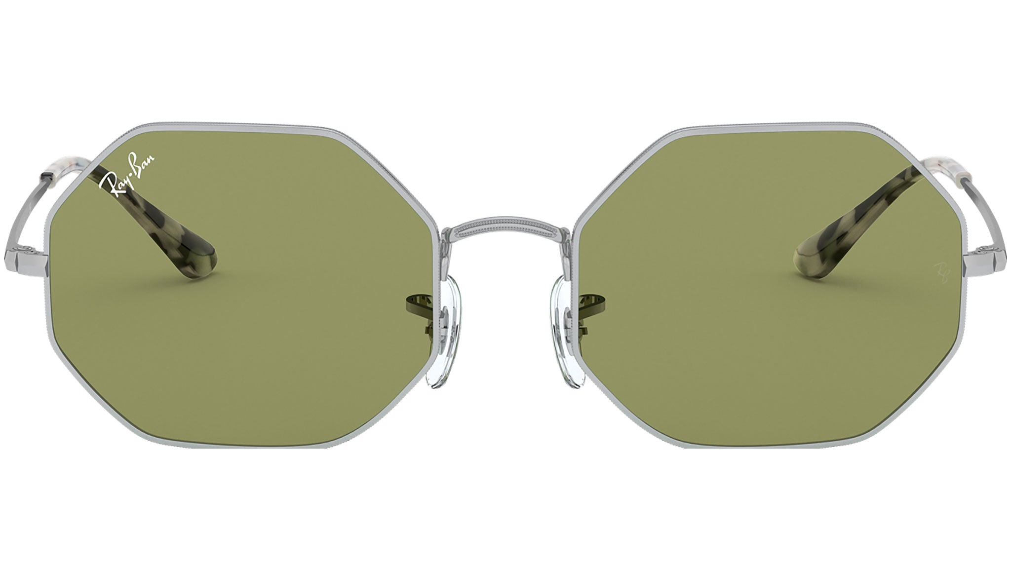 Ray-Ban Unisex Rb1972 Octagon Evolve Photochromic w case Sunglass Gold Green Sunglasses Ray-Ban Octagon RB 1972 (914751) RB1972 Unisex  main image 3