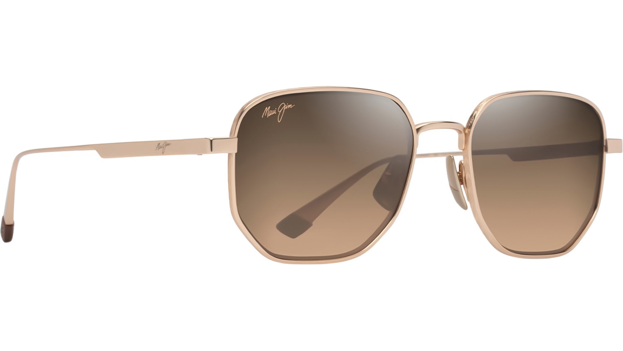 Maui Jim Lewalani HS633 16 Sunglasses Matte Light Gold  display picture 2