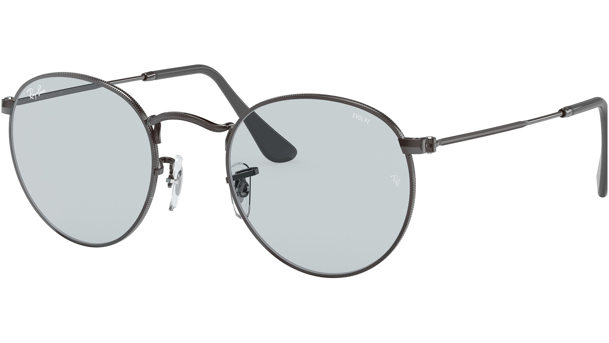 Ray-Ban Round Metal RB3447 004/T3 Gunmetal Sunglasses