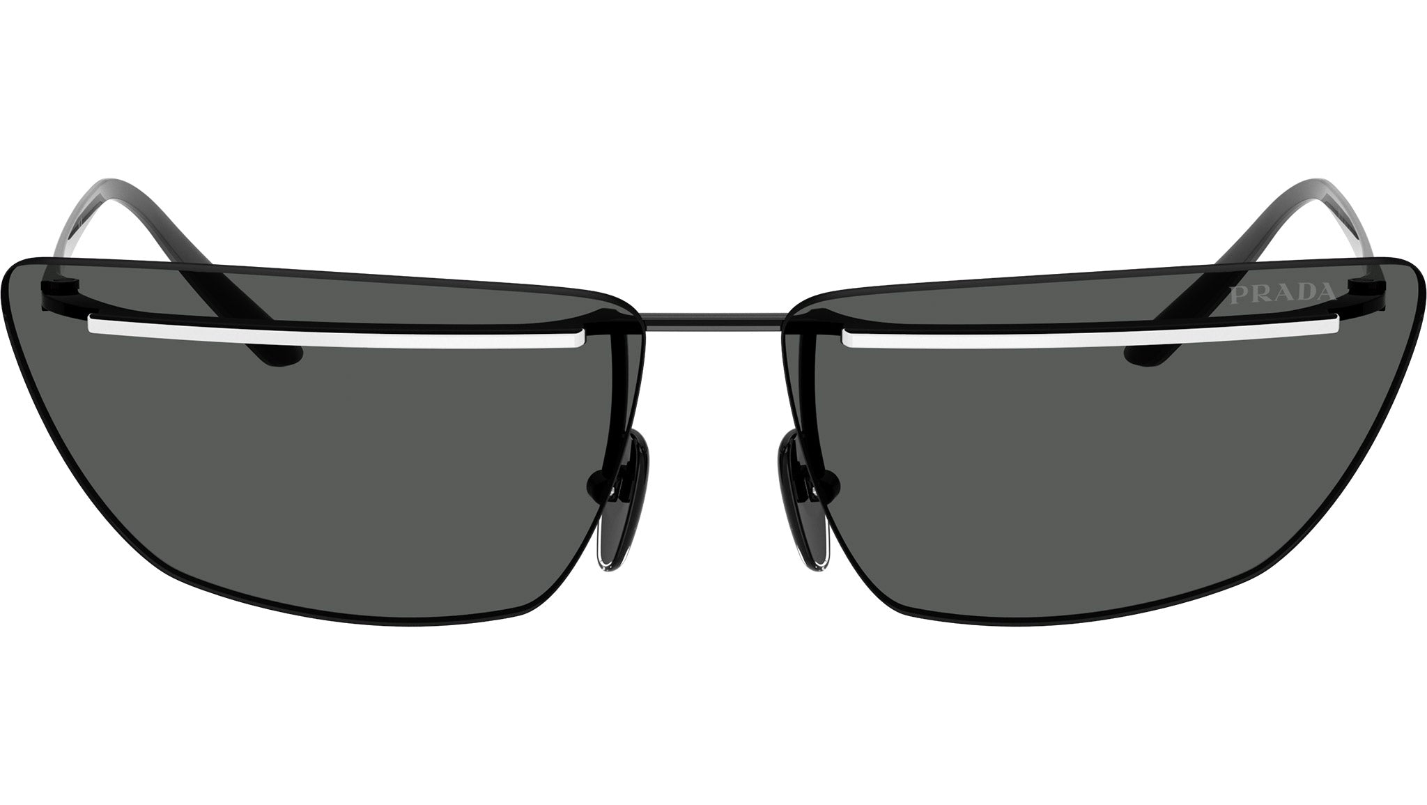 PR C52S Prada Sunglasses YC460T Black / White - eye-oo.com