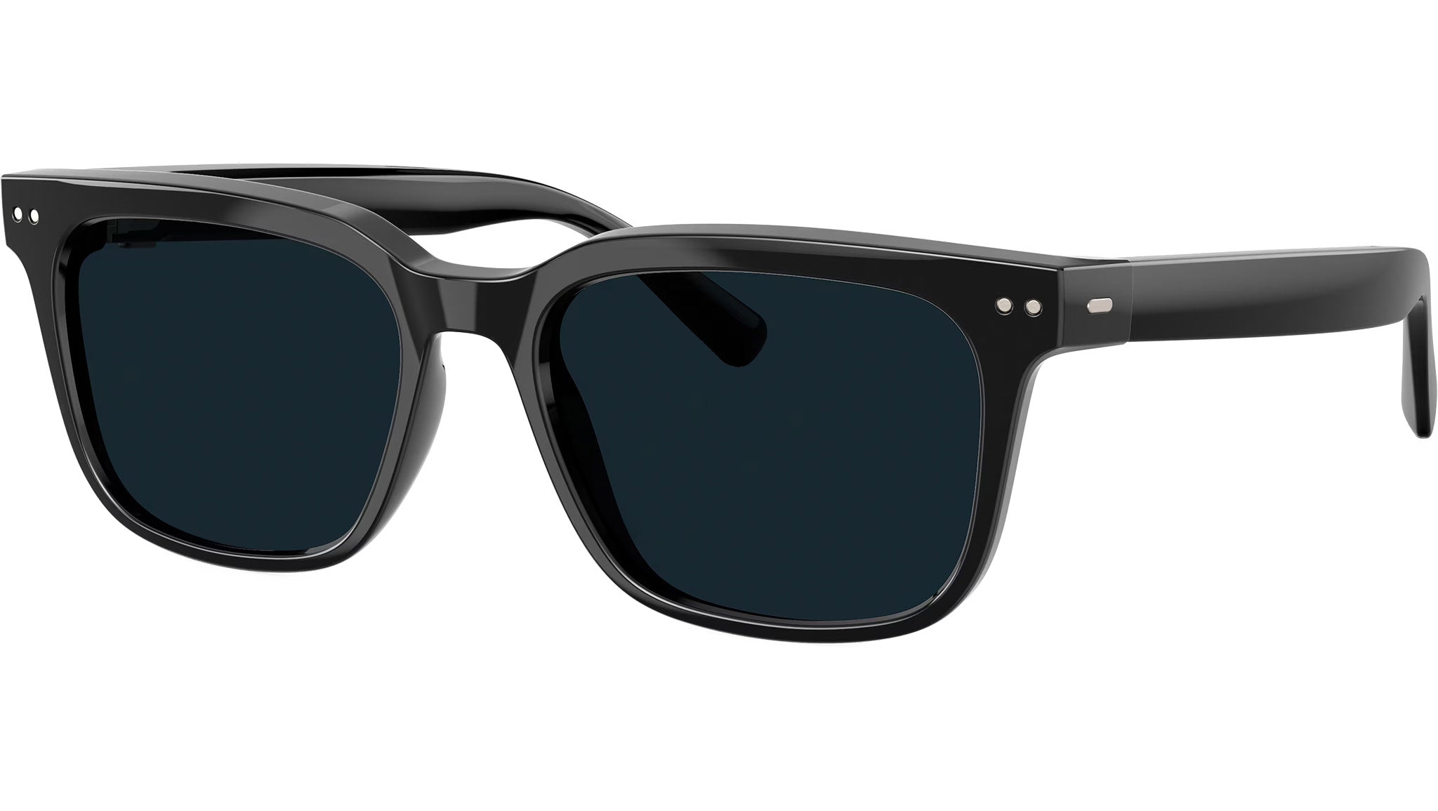Nuance Audio Square 56 Hearing Glasses 04 Shiny Black AW5004 - eye