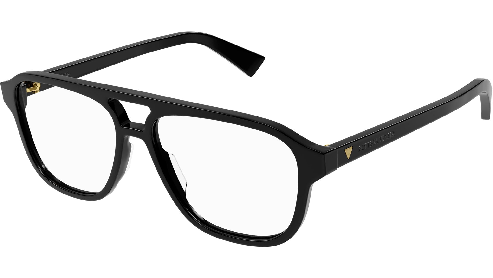 Bottega Veneta Eyeglasses BV1294O 001 Shiny Black - eye-oo.com