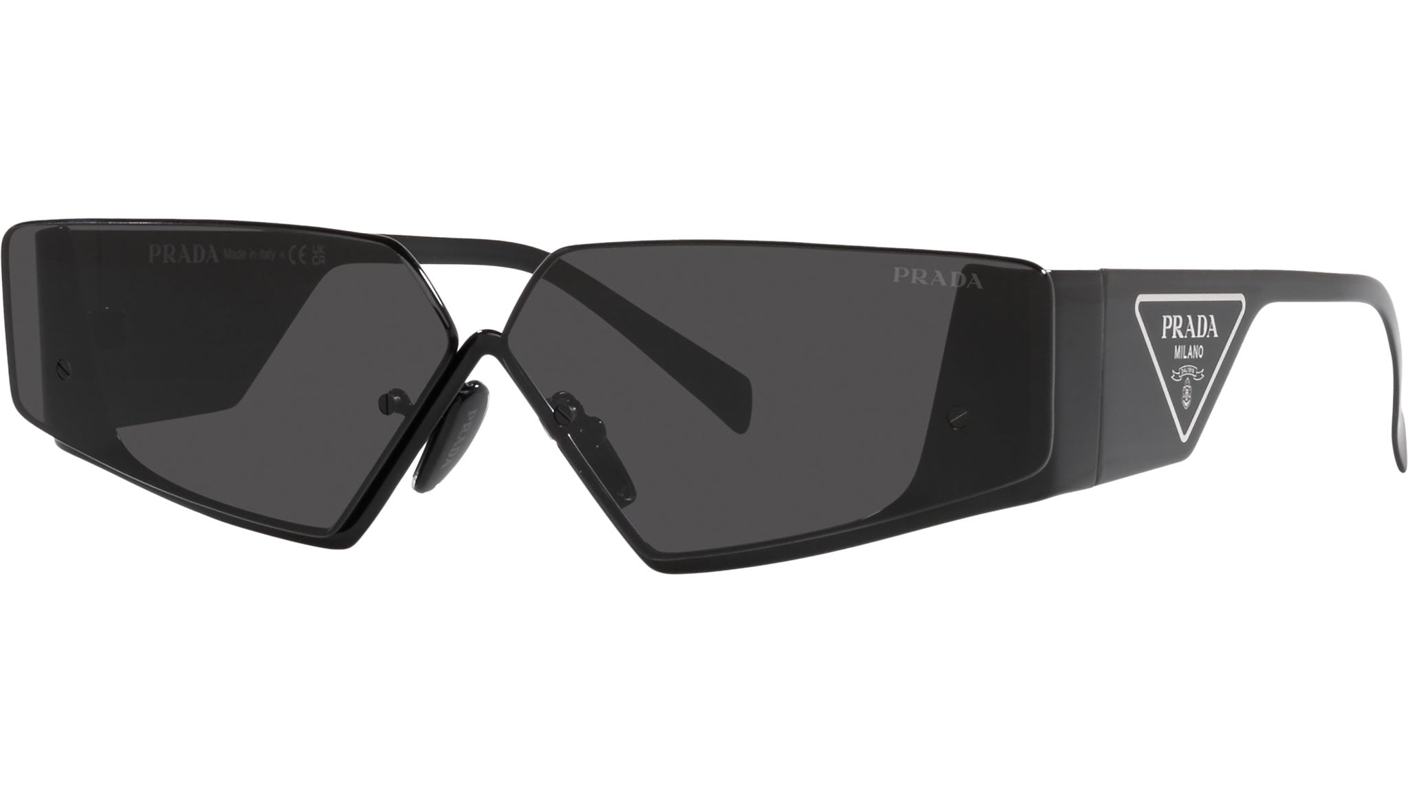 Prada PR 58ZS 1AB06L Sunglasses Black - eye-oo.com