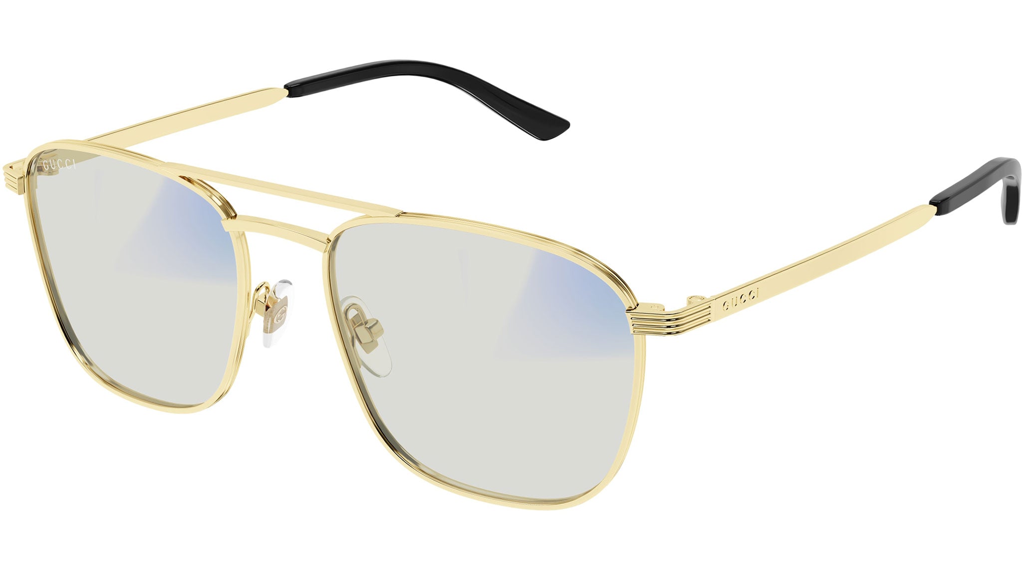 Gucci GG1881S 005 Rectangular Sunglasses Endura Gold - eye-oo.com