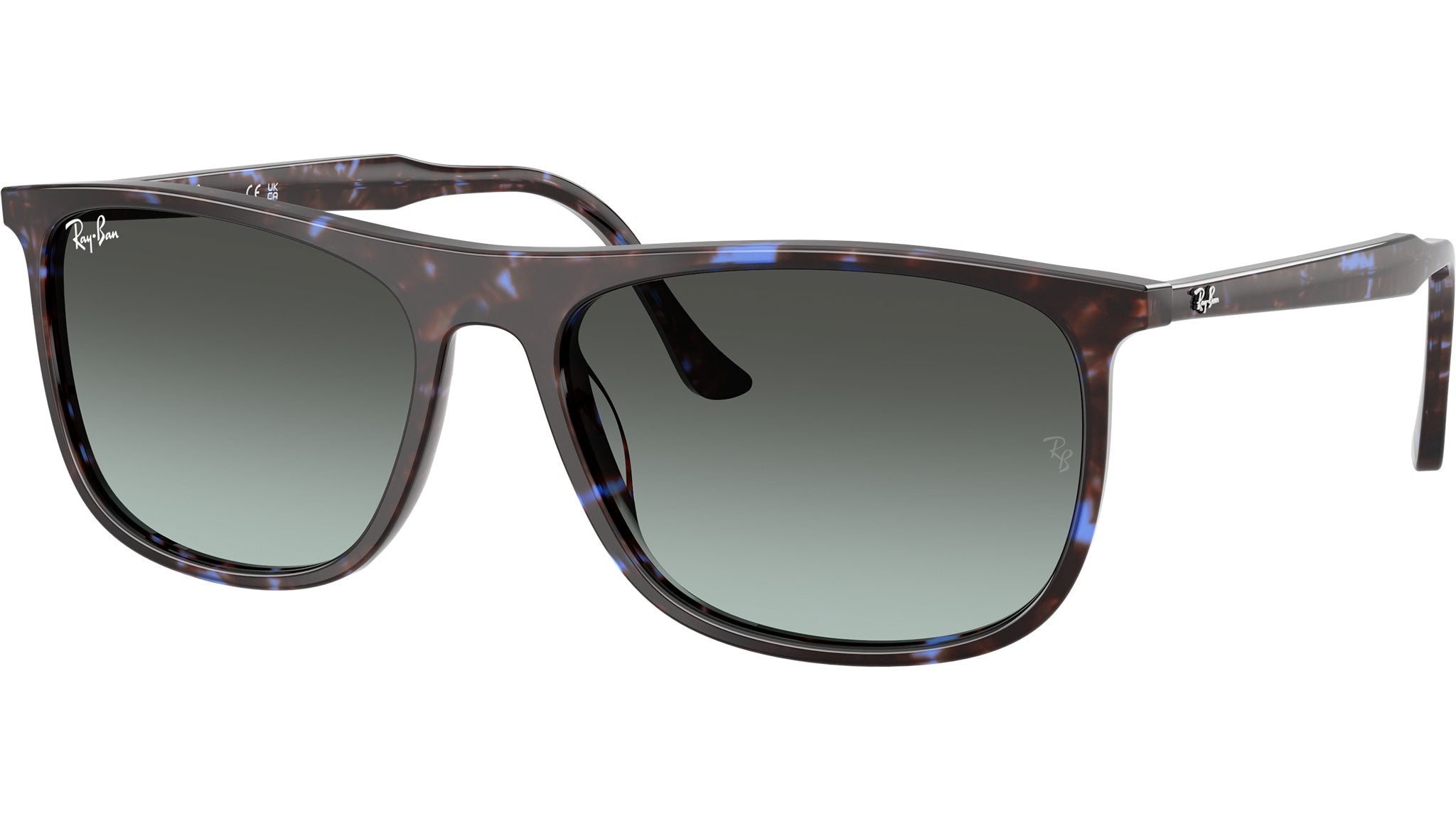 RB2216 Ray-Ban Sunglasses 1430GK Havana Blue Tortoiseshell eye