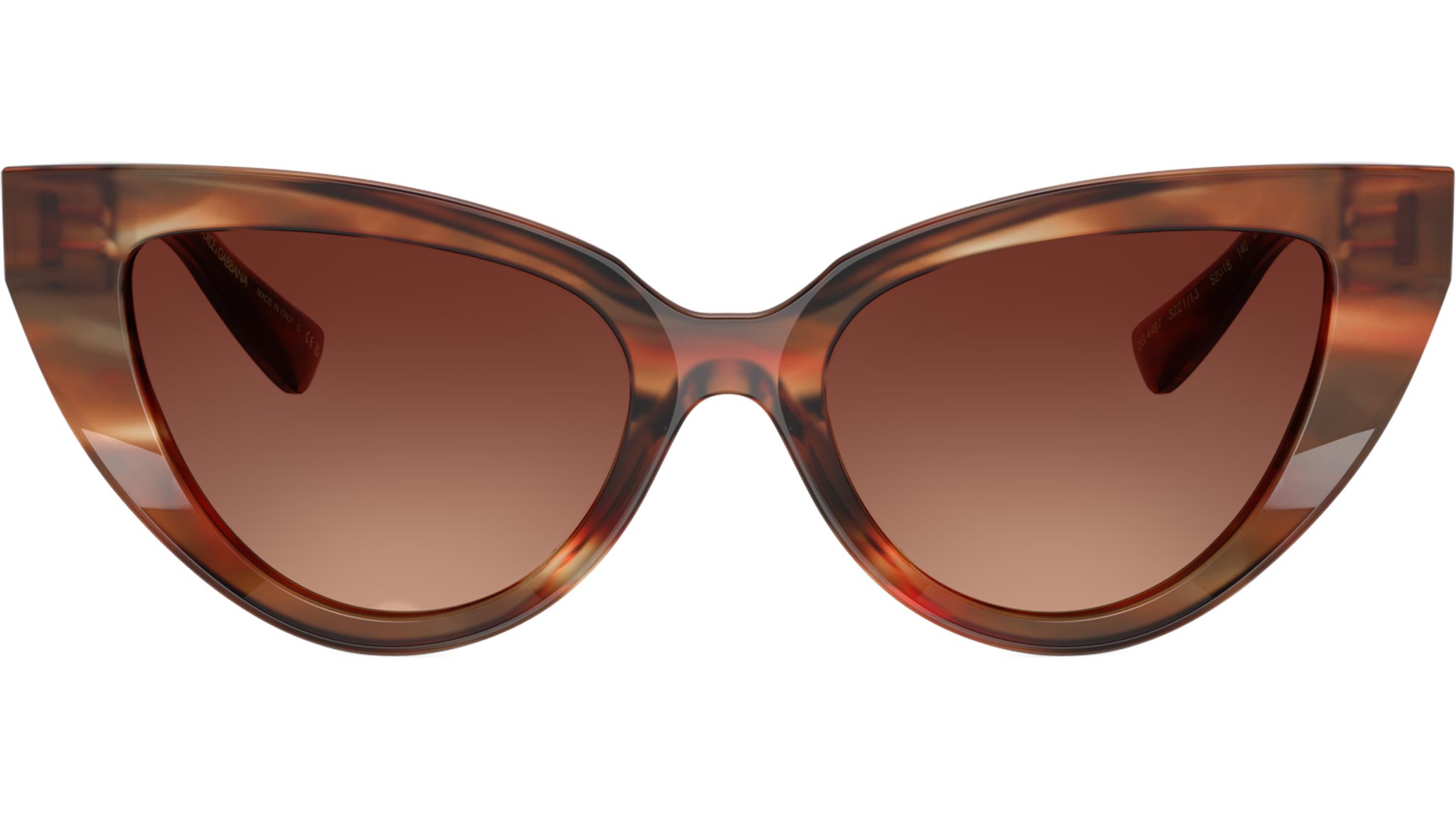 DOLCE GABBANA BROWN TORTOISESHELL SUNGLASSES Dolce & Gabbana Tortoiseshell cat-eye sunglasses|DG612450213 main image 3