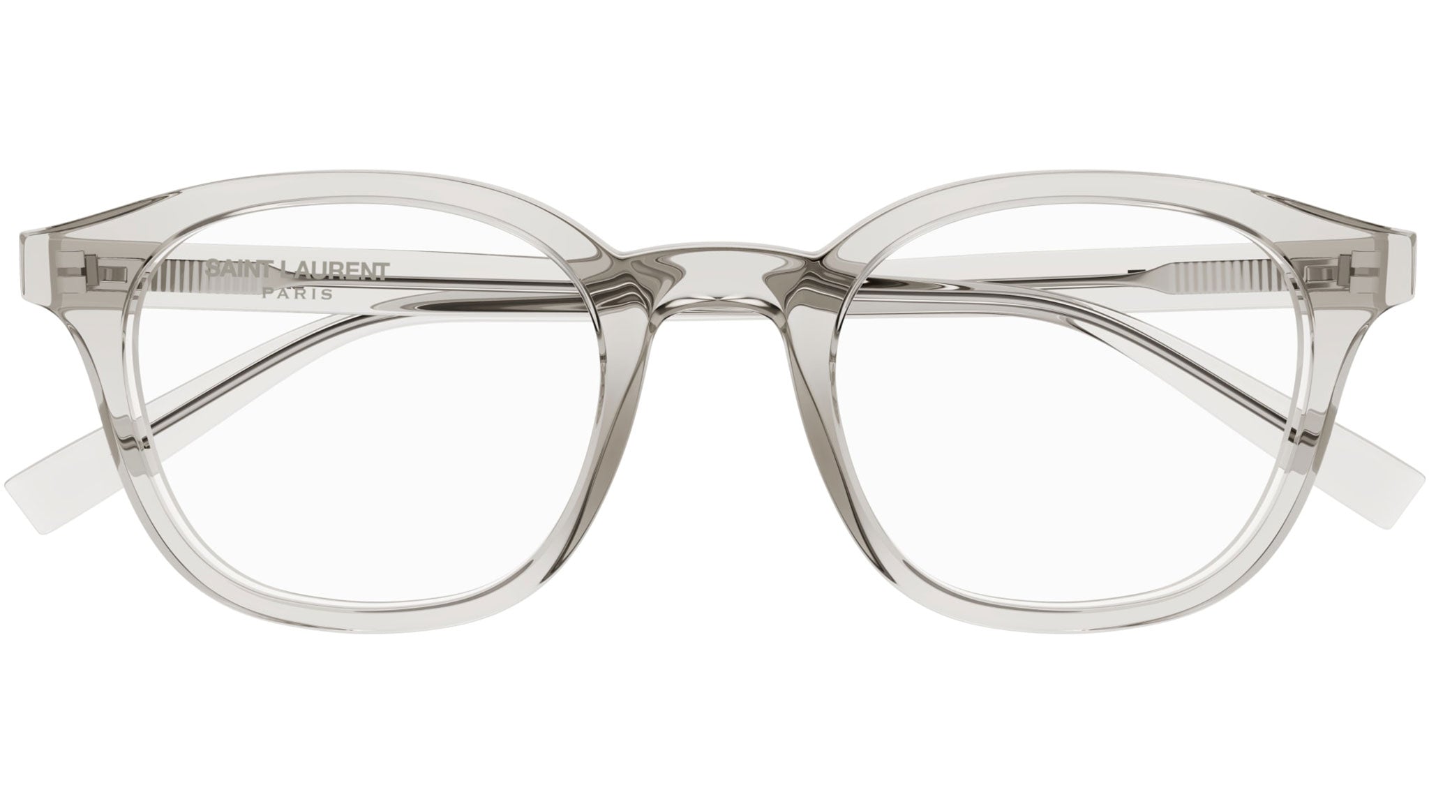 Saint Laurent SL 588 Eyeglasses 003 Transparent Beige - eye  display picture 2